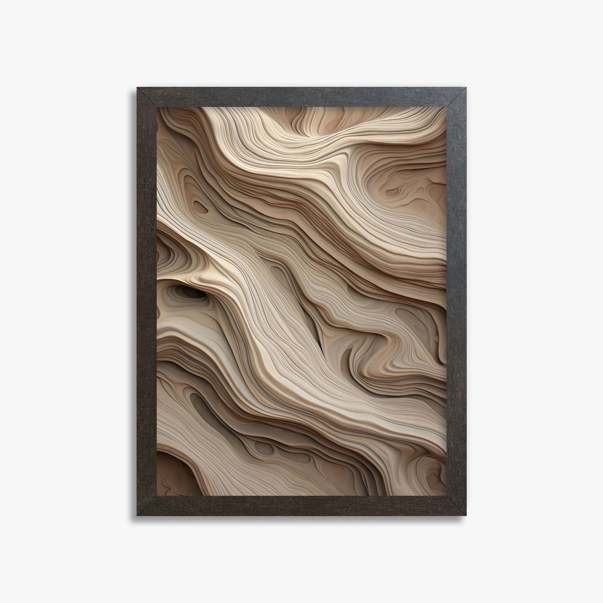 Whispers of Sandstone, 30x40cm Framed Poster With Espresso Frame