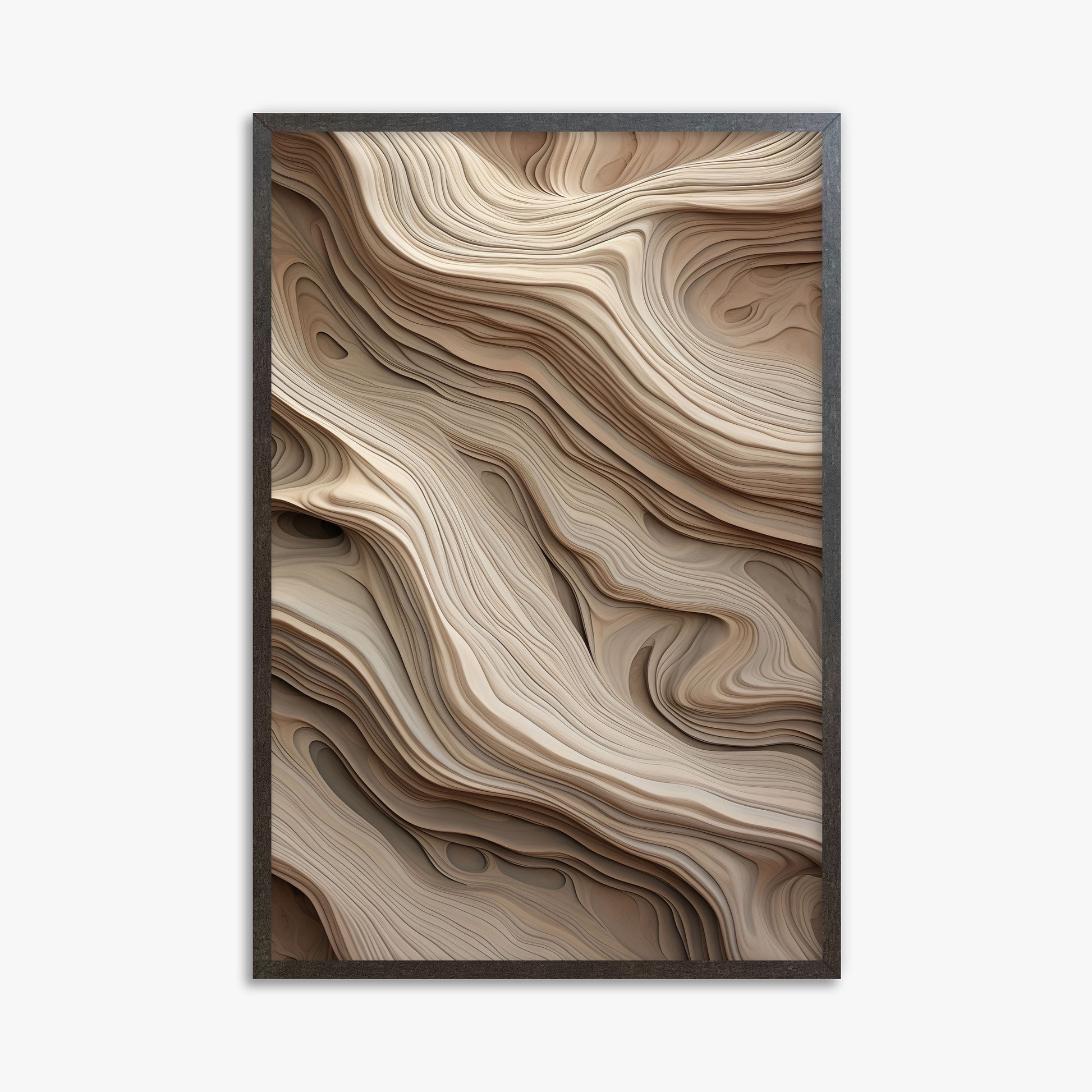 Whispers of Sandstone, 61x91cm Framed Poster With Espresso Frame