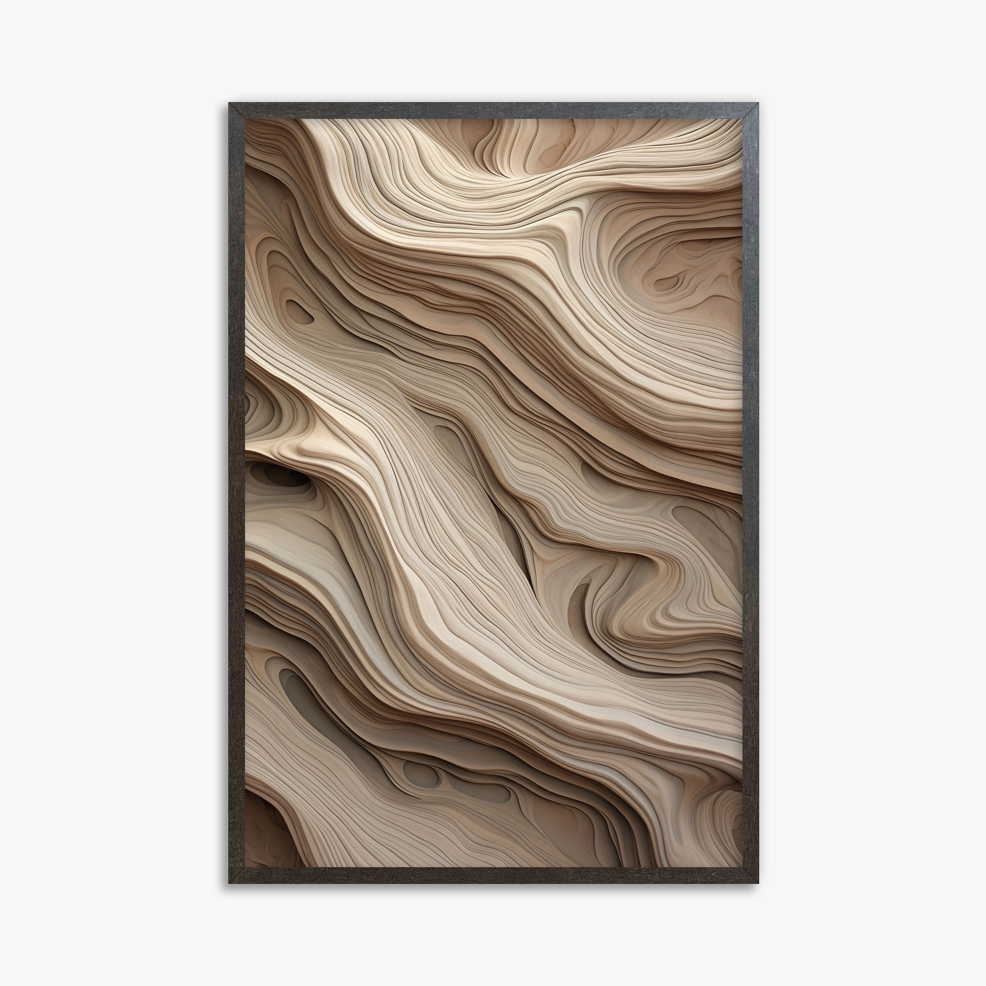 Whispers of Sandstone, 61x91cm Framed Poster With Espresso Frame