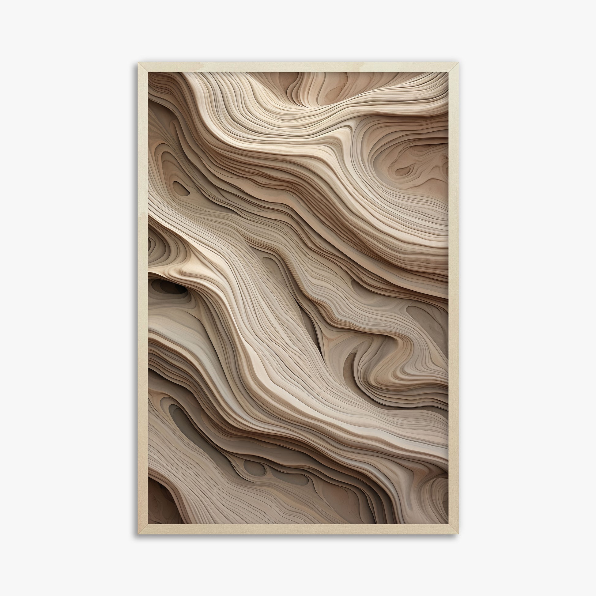 Whispers of Sandstone, 61x91cm Framed Poster With Lime Wood Frame