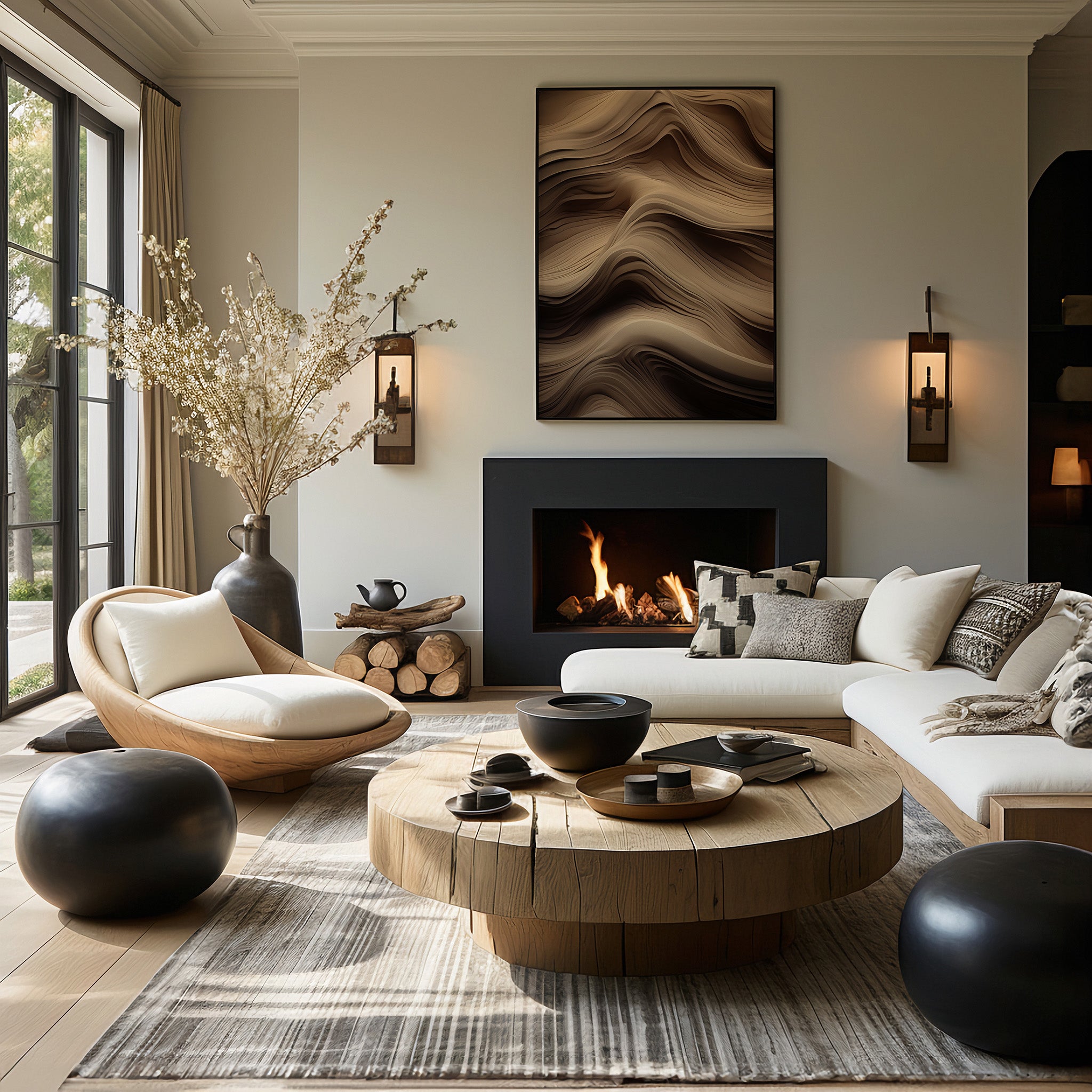 Design Concept No. 39 for Sculpted Sands Modern Poster Art