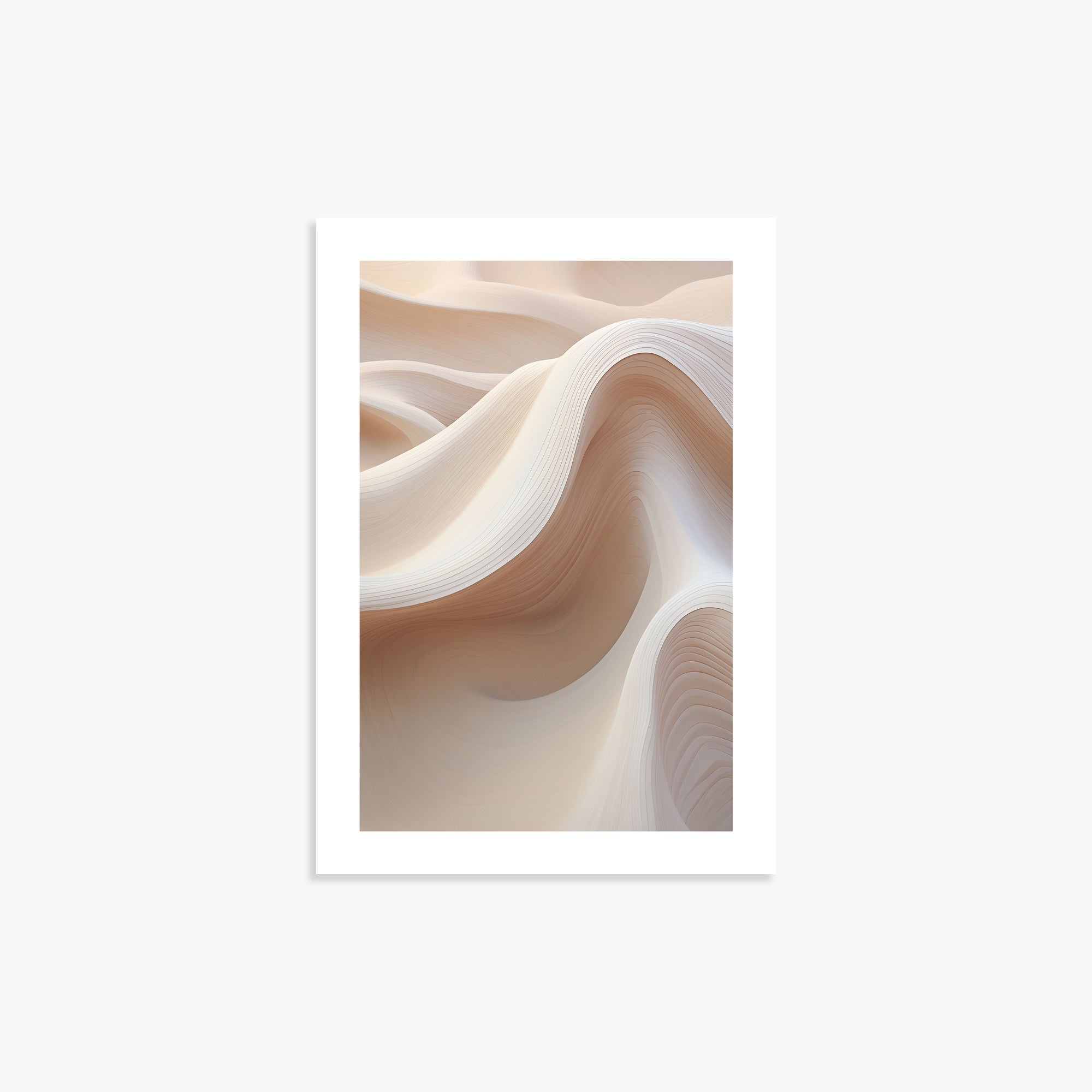 Sand Dunes Symphony, 21x30cm Poster Unframed