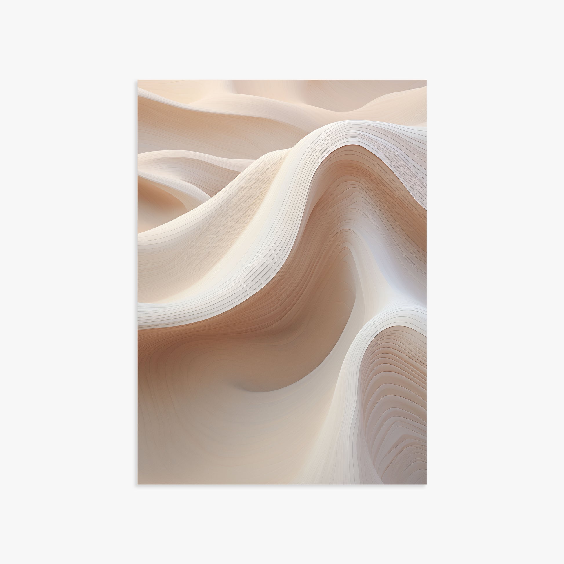 Sand Dunes Symphony, 50x70cm Poster Unframed