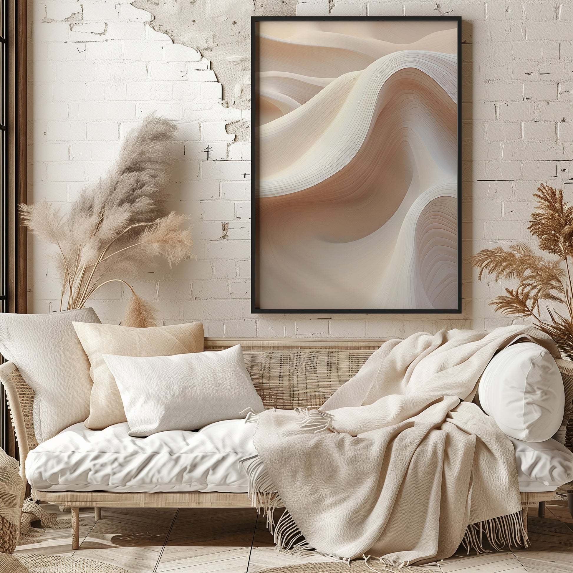 Design Concept No. 29 for Sand Dunes Symphony Modern Poster Art
