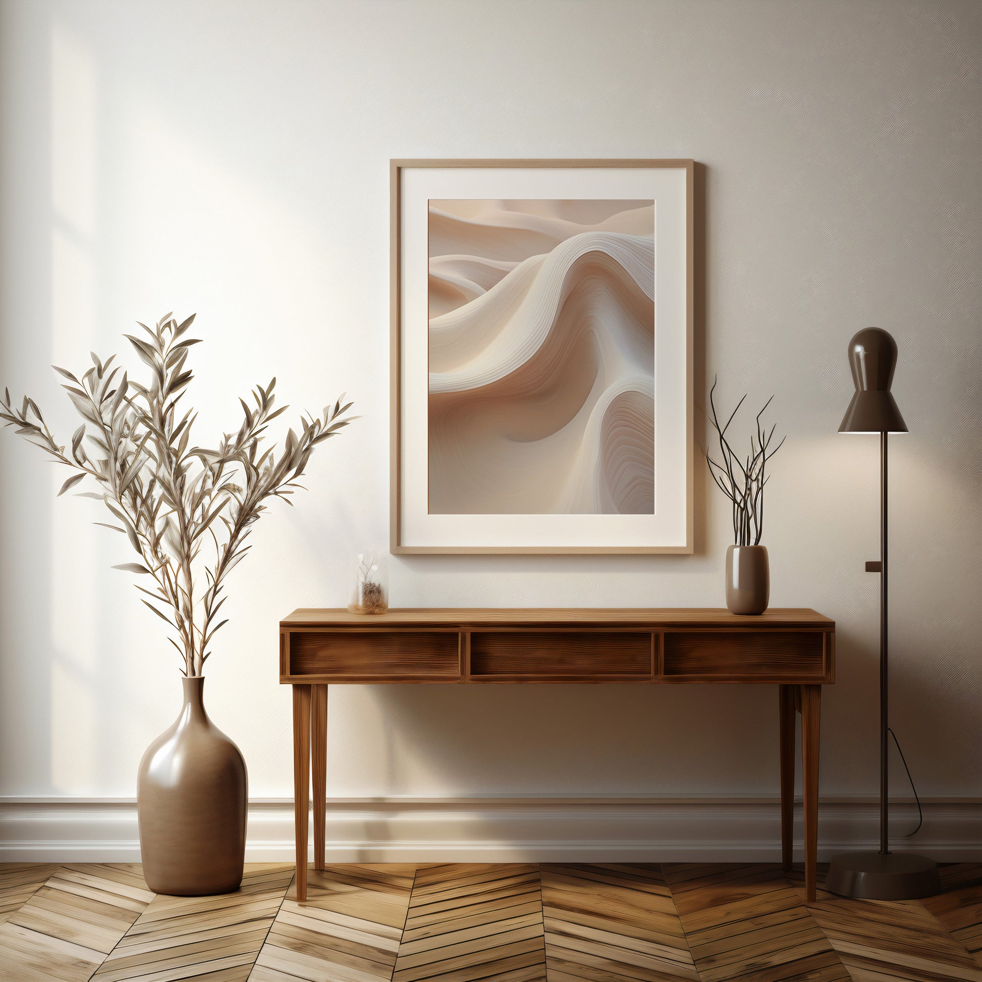 Design Concept No. 37 for Sand Dunes Symphony Modern Poster Art