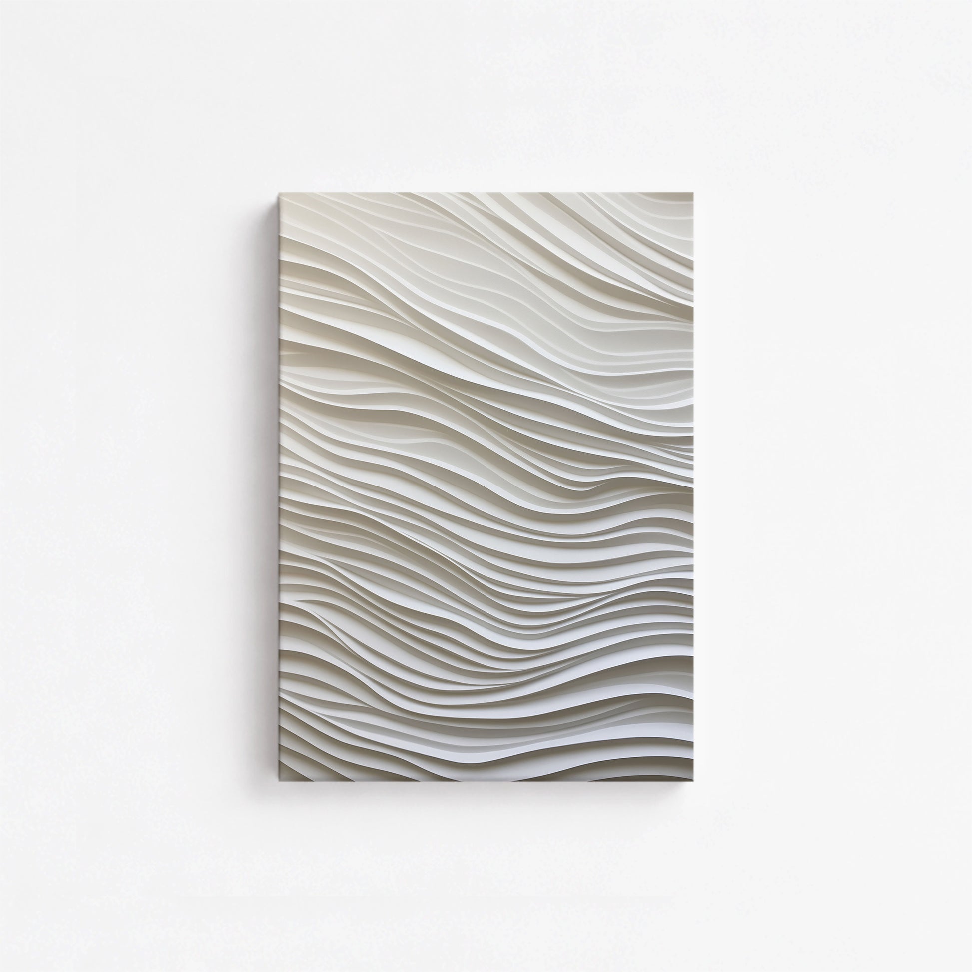 Whisper Lines, 21x30cm Satin Canvas Poster