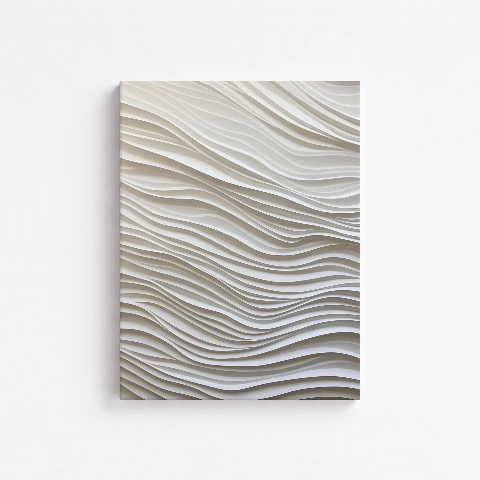 Whisper Lines, 30x40cm Satin Canvas Poster
