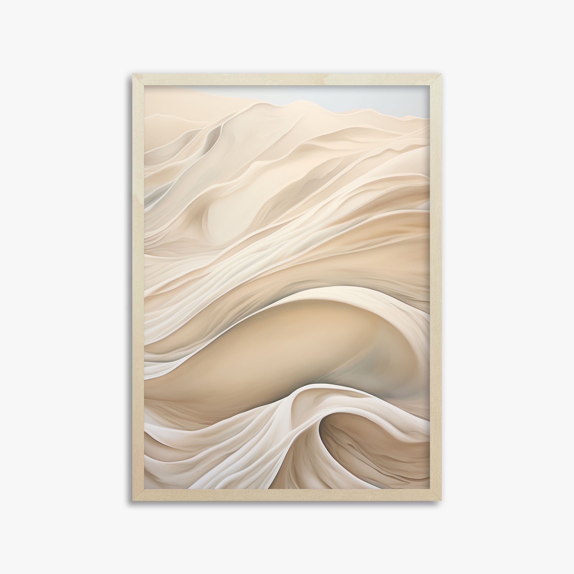 Veiled Horizons, 50x70cm Framed Poster With Lime Wood Frame