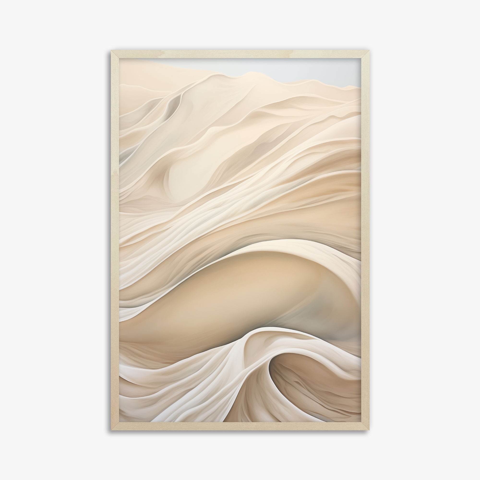 Veiled Horizons, 61x91cm Framed Poster With Lime Wood Frame