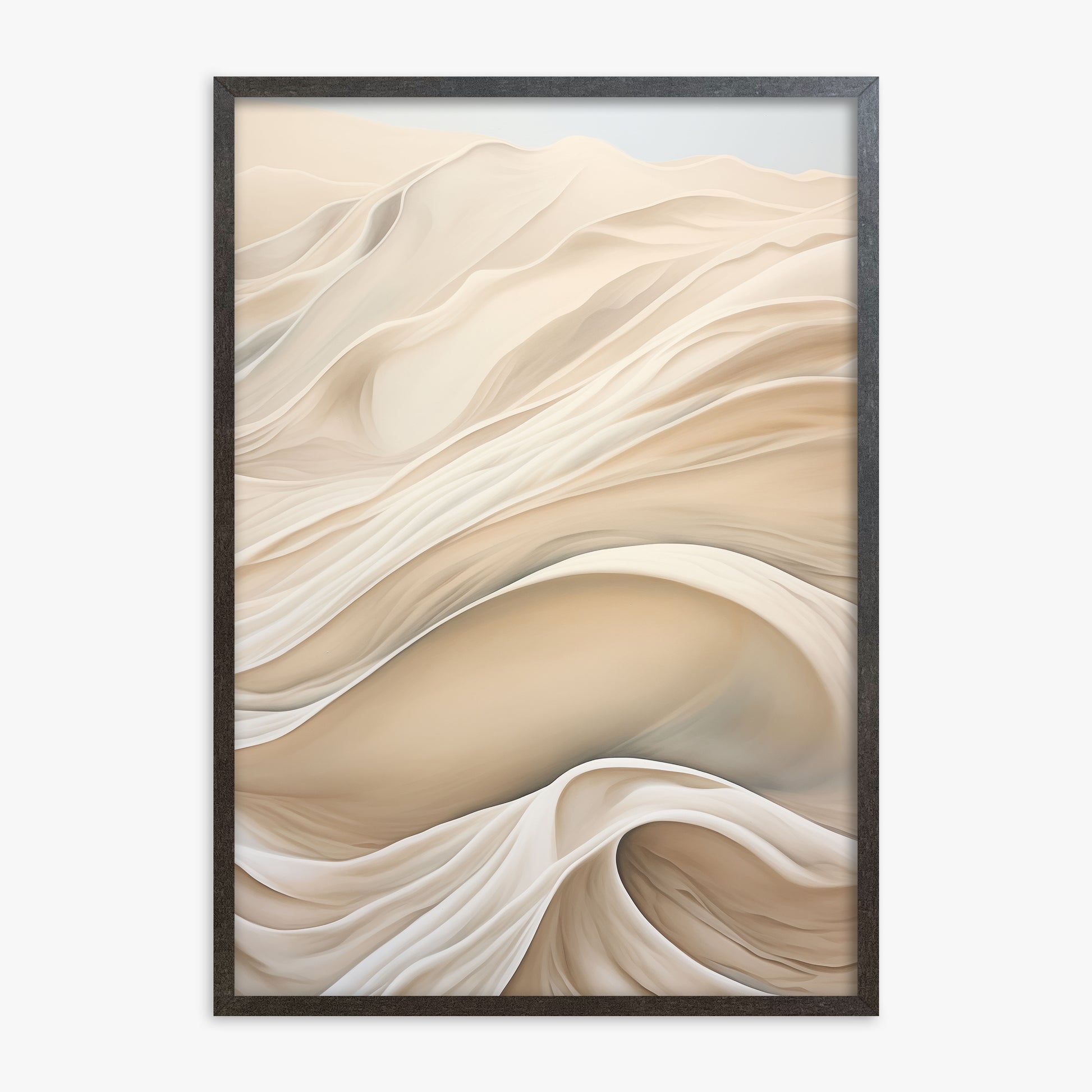 Veiled Horizons, 70x100cm Framed Poster With Espresso Frame