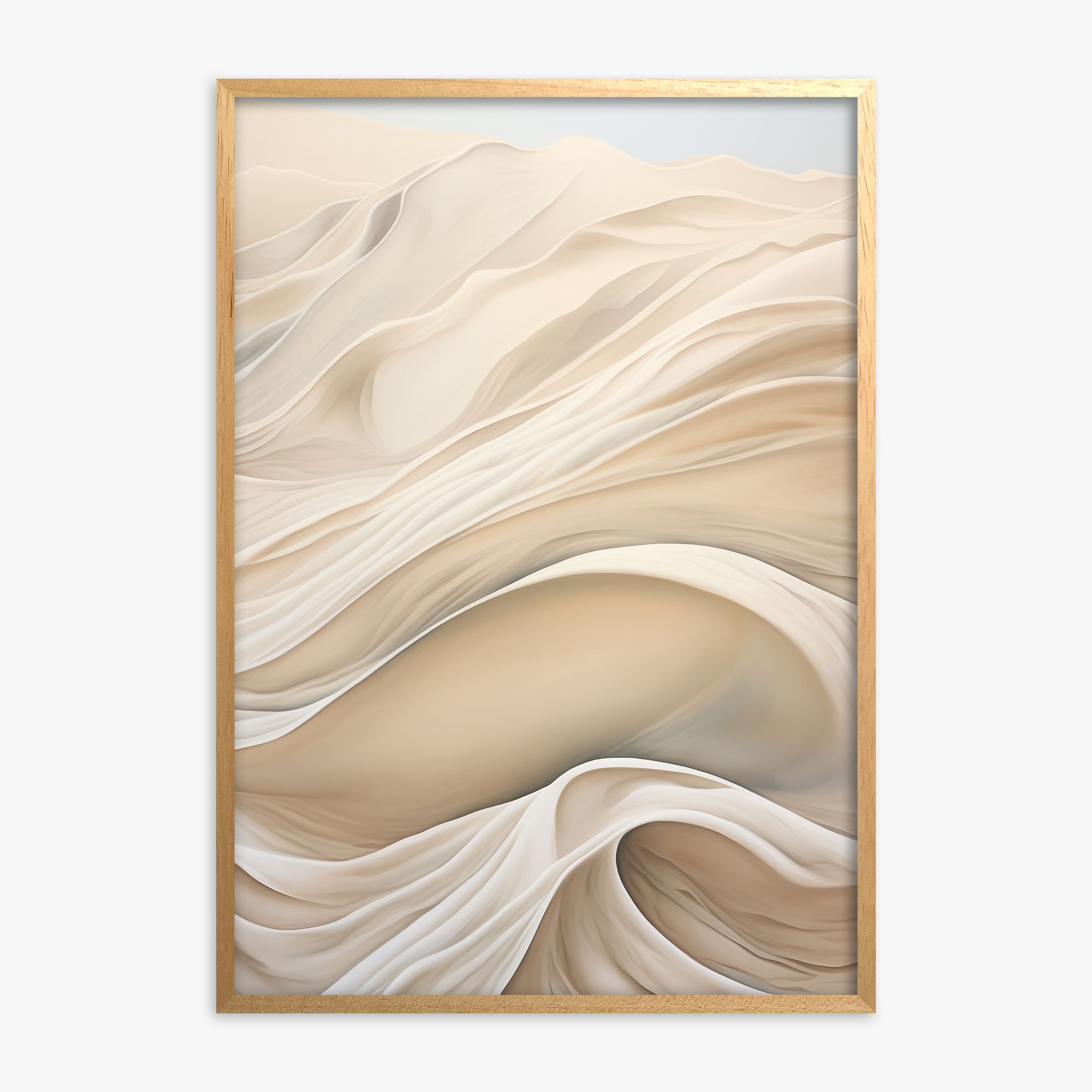 Veiled Horizons, Oak Framed Poster With Oak Frame