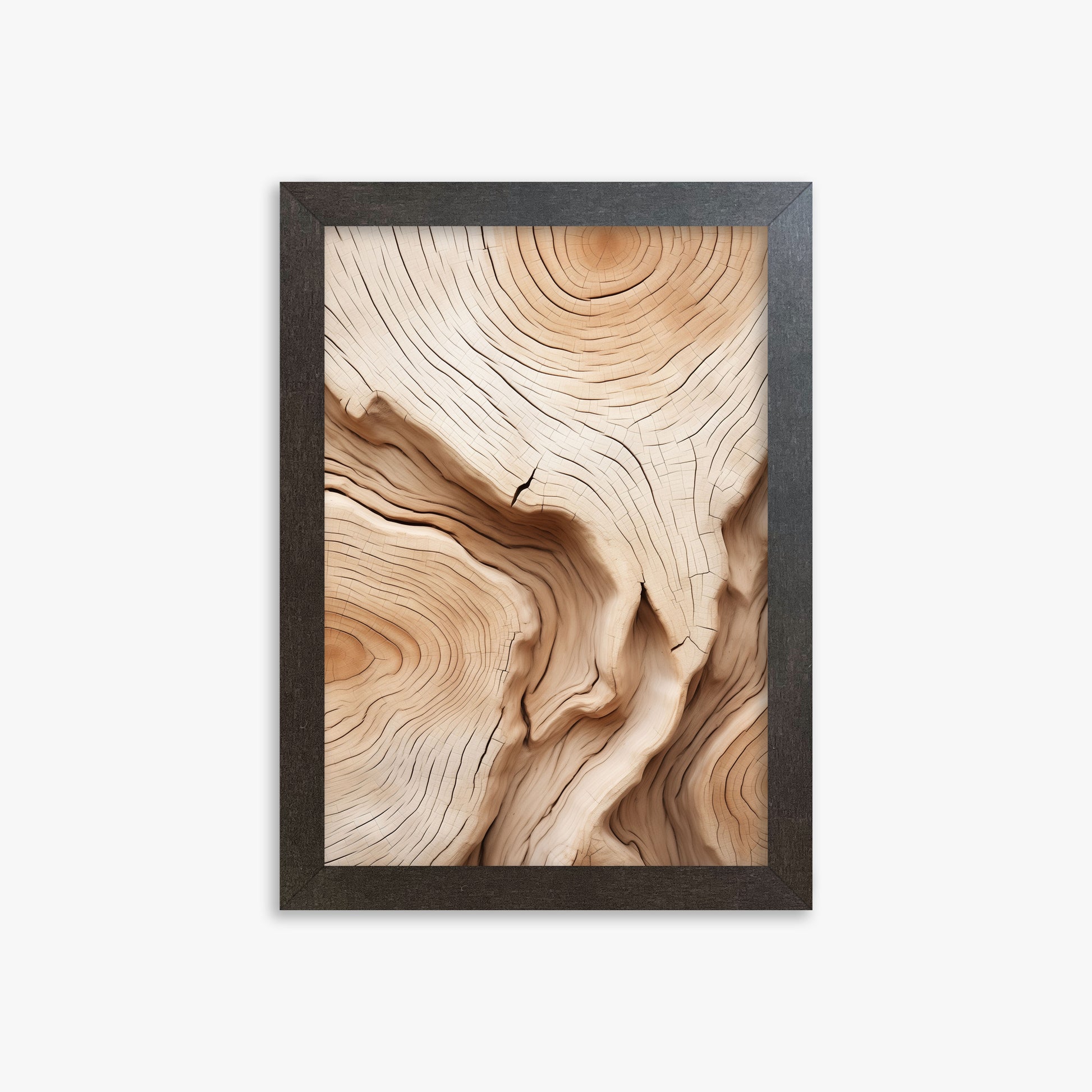 Timber Echo, 21x30cm Framed Poster With Espresso Frame