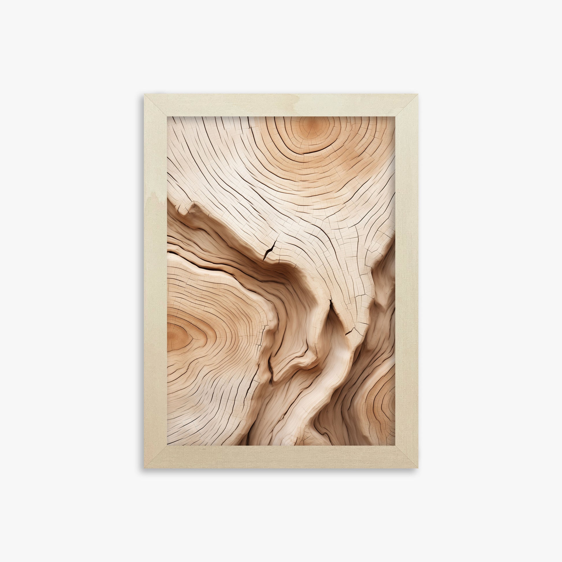 Timber Echo, 21x30cm Framed Poster With Lime Wood Frame