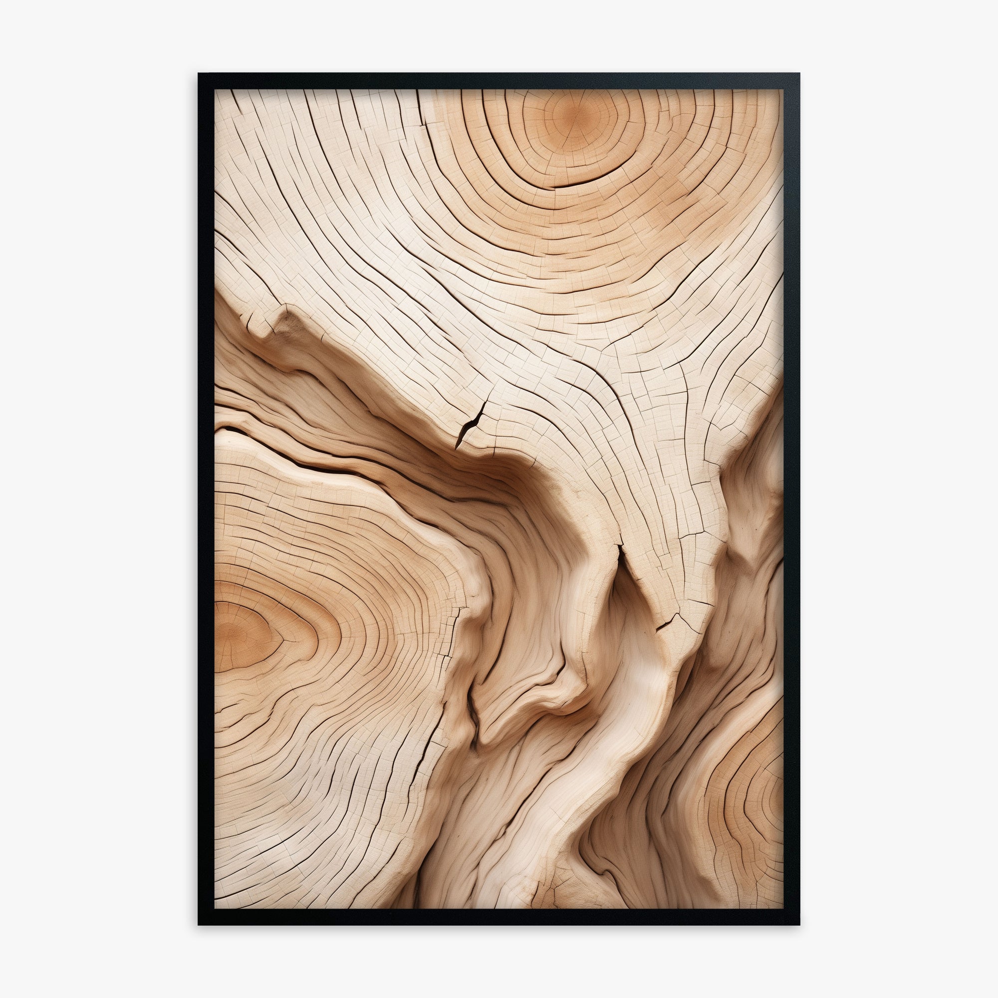Timber Echo, Black Framed Poster With Black Frame