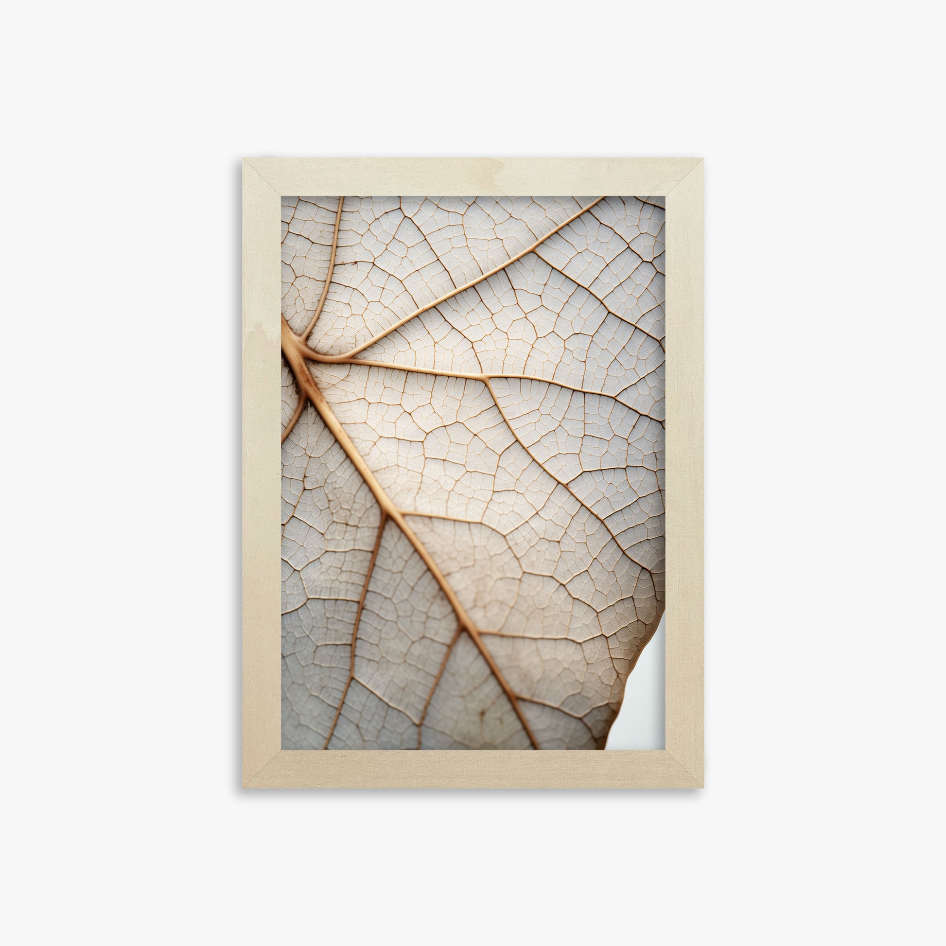 Veins of Nature, 21x30cm Framed Poster With Lime Wood Frame