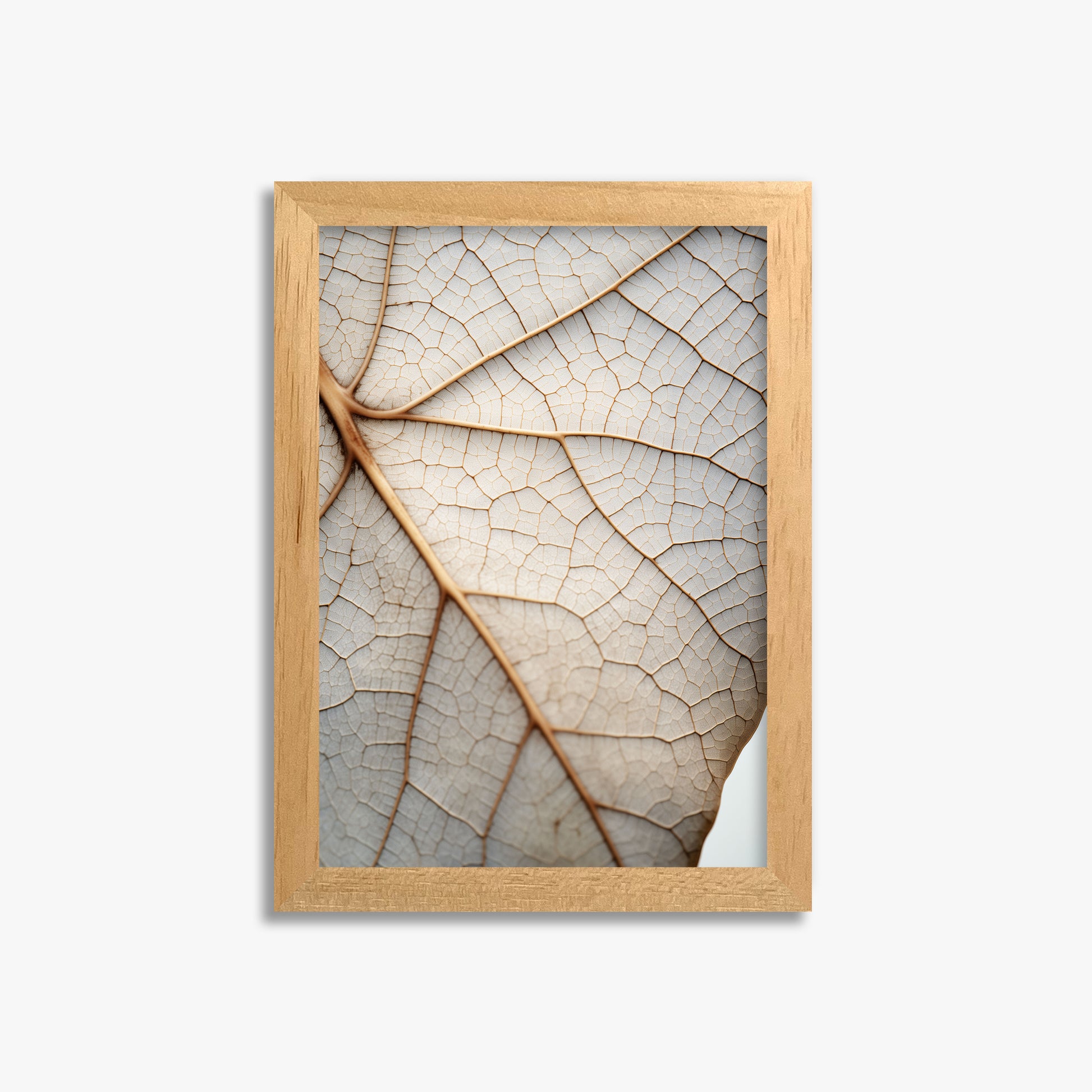 Veins of Nature, 21x30cm Framed Poster With Oak Frame