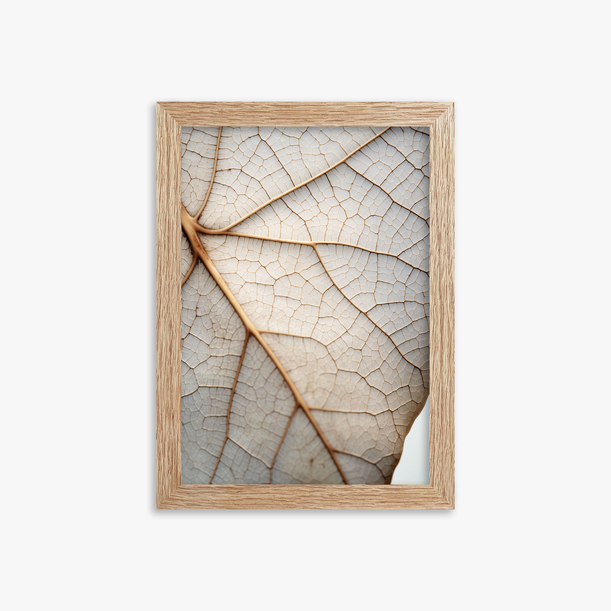 Veins of Nature, 21x30cm Framed Poster With Raw Oak Frame