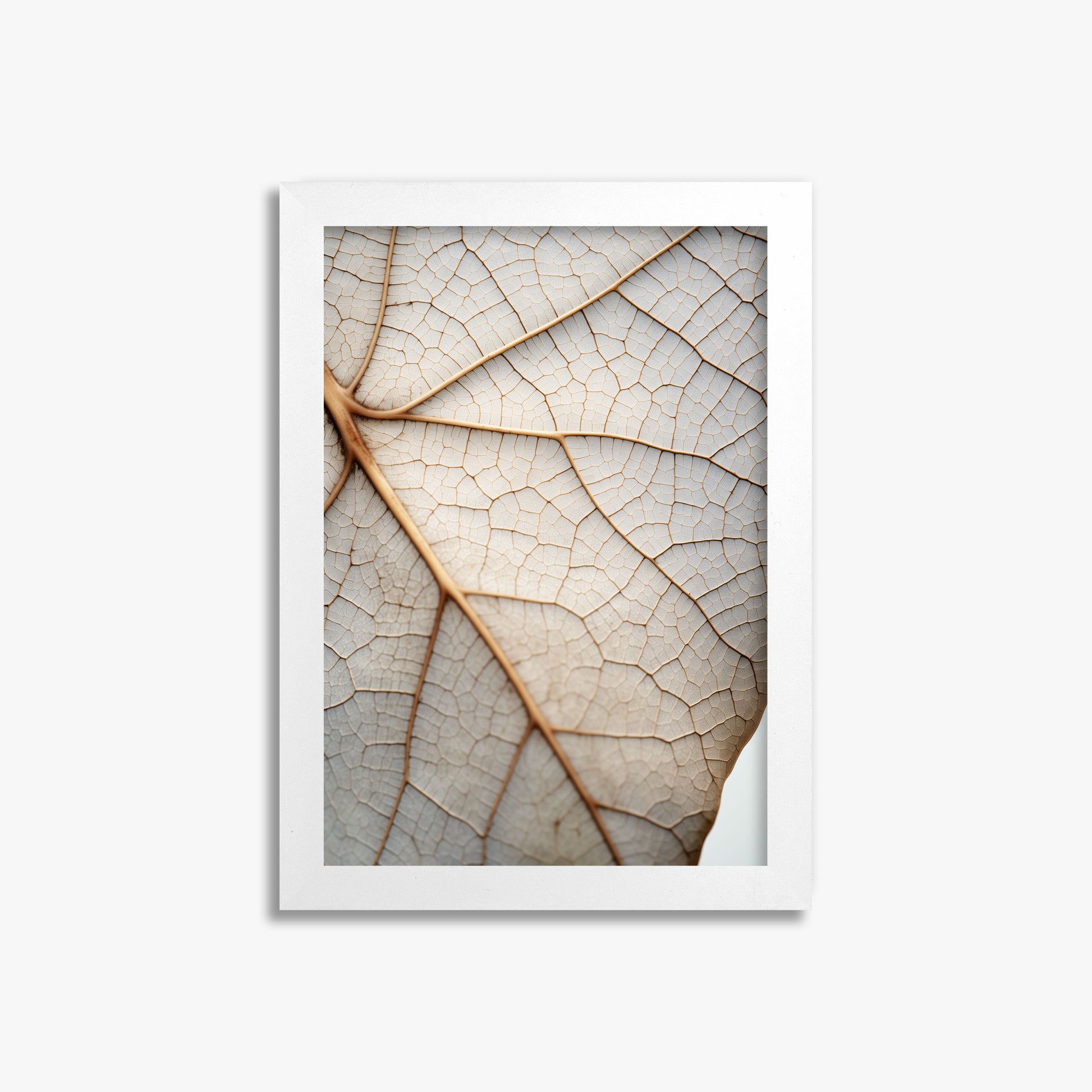 Veins of Nature, 21x30cm Framed Poster With White Frame