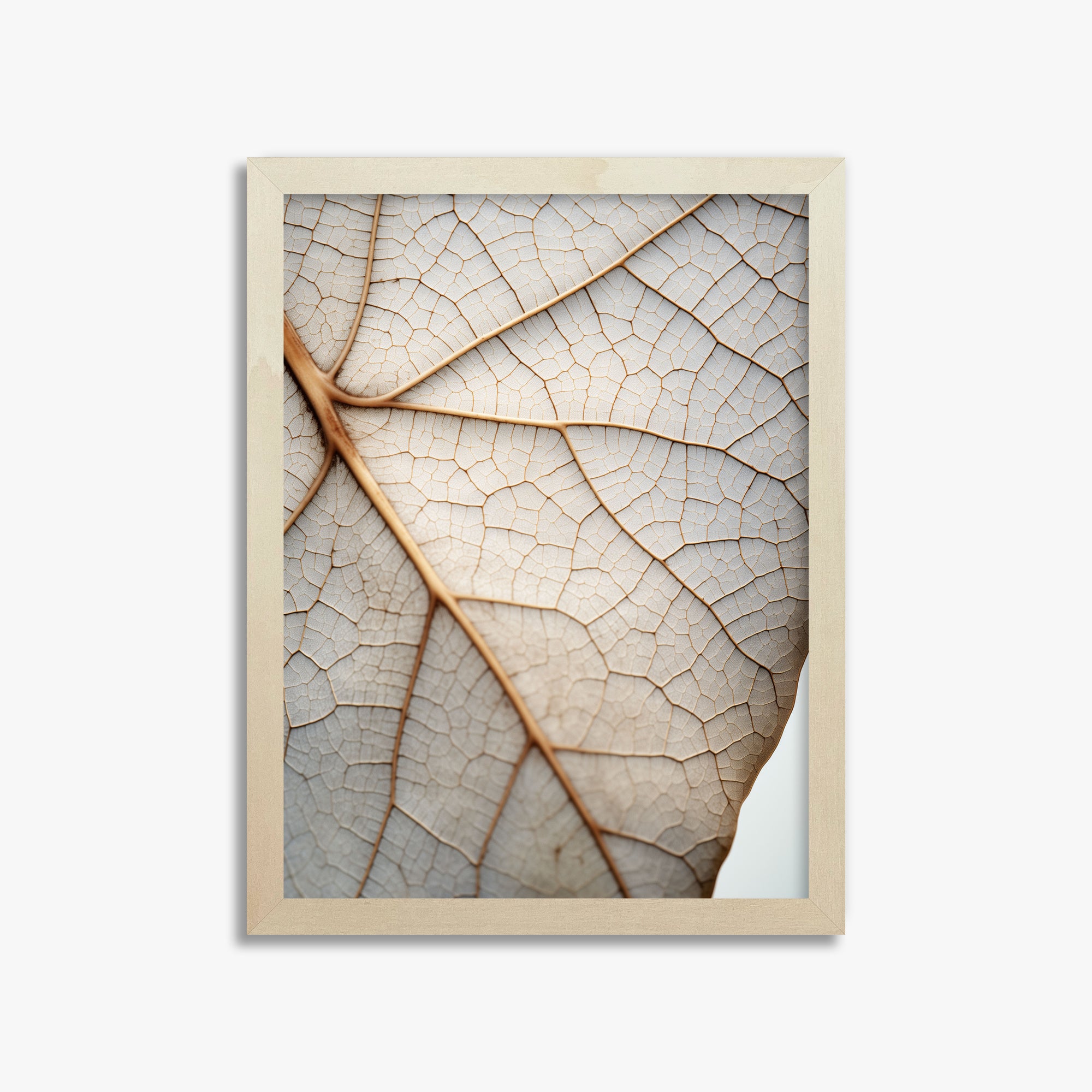 Veins of Nature, 30x40cm Framed Poster With Lime Wood Frame