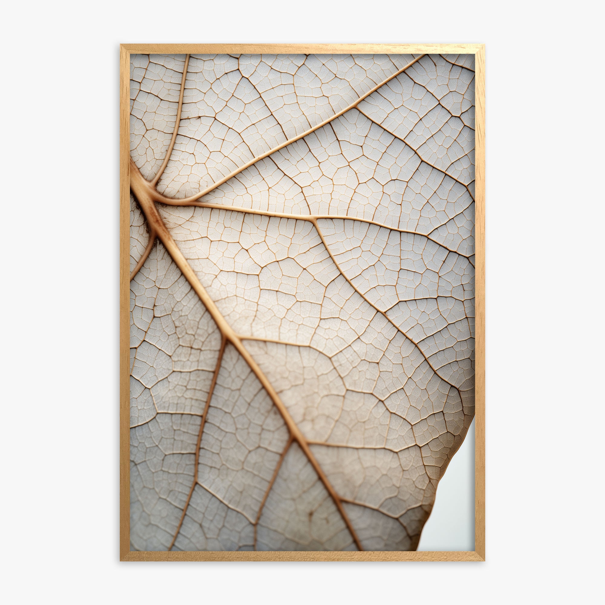 Veins of Nature, Oak Framed Poster With Oak Frame