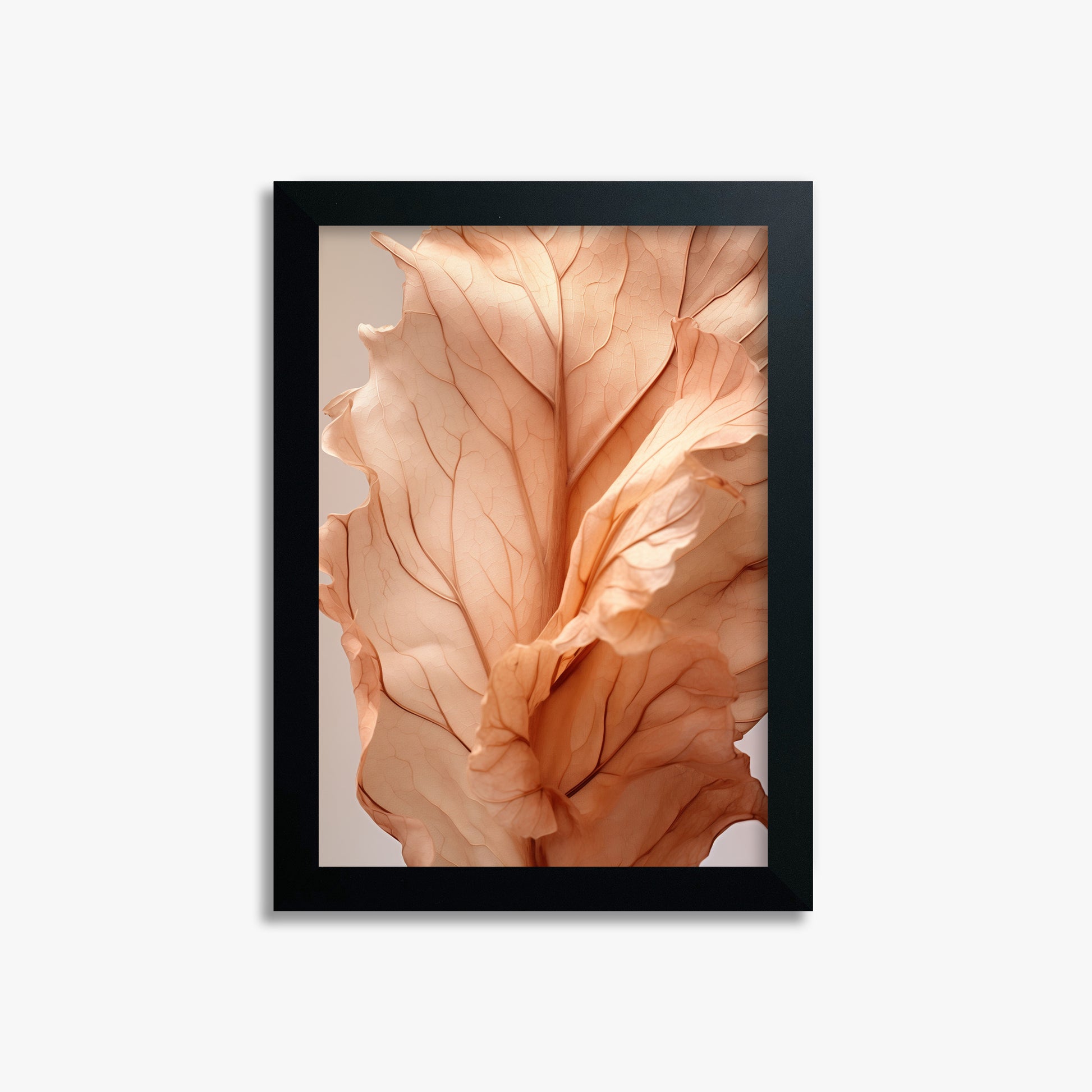 Sunset Petals, 21x30cm Framed Poster With Black Frame