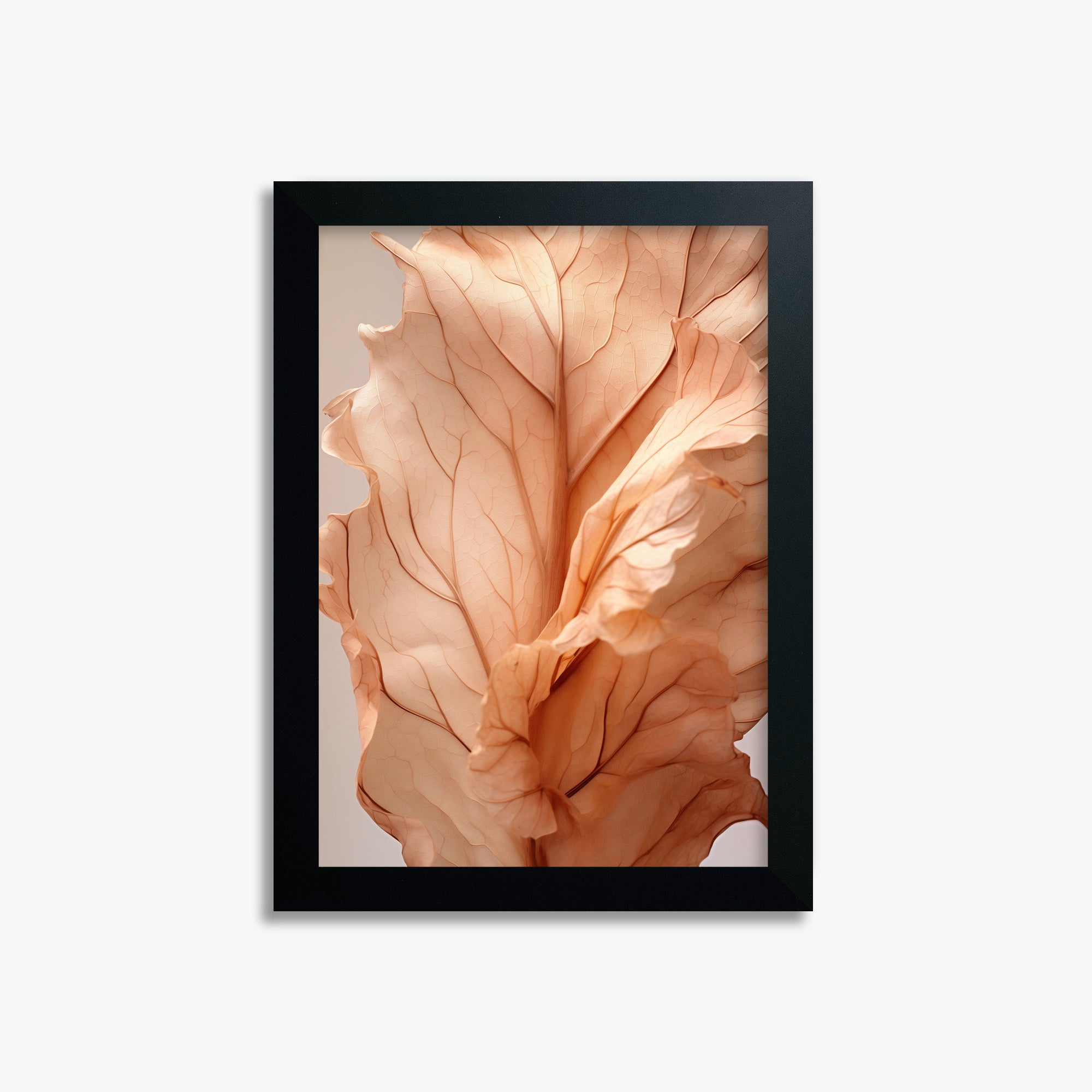Sunset Petals, 21x30cm Framed Poster With Black Frame