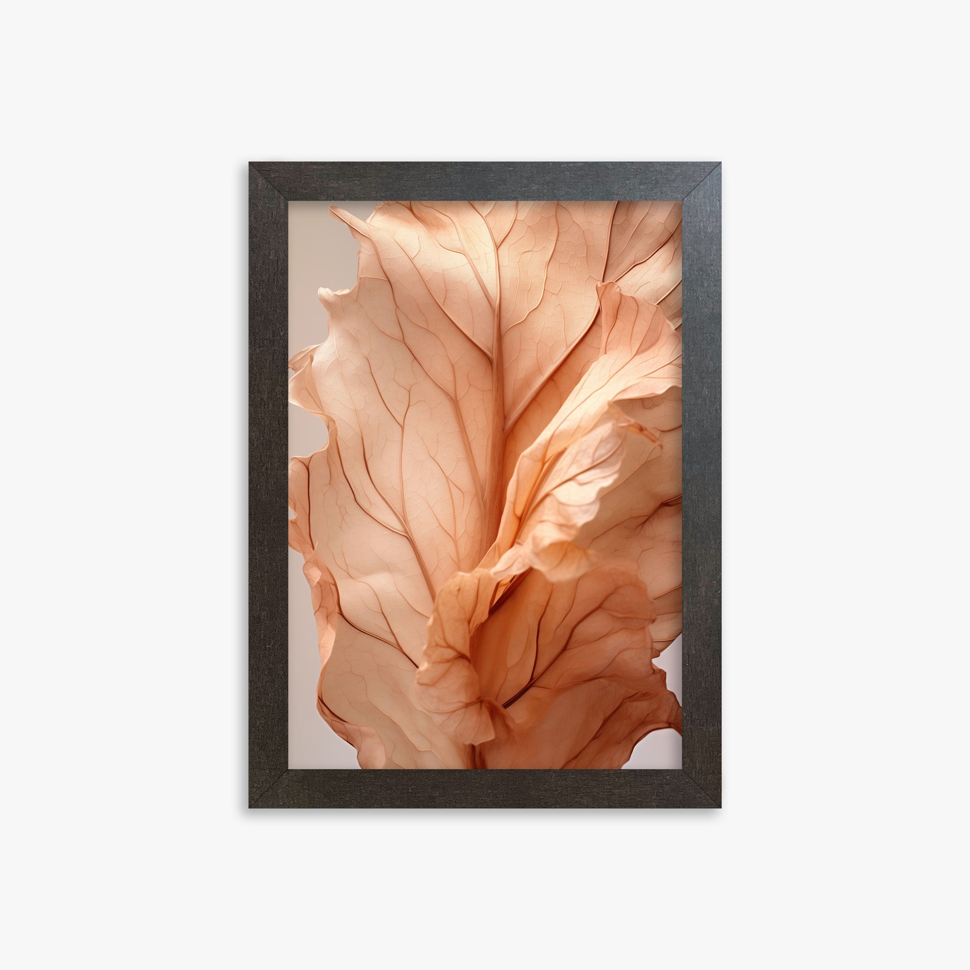 Sunset Petals, 21x30cm Framed Poster With Espresso Frame