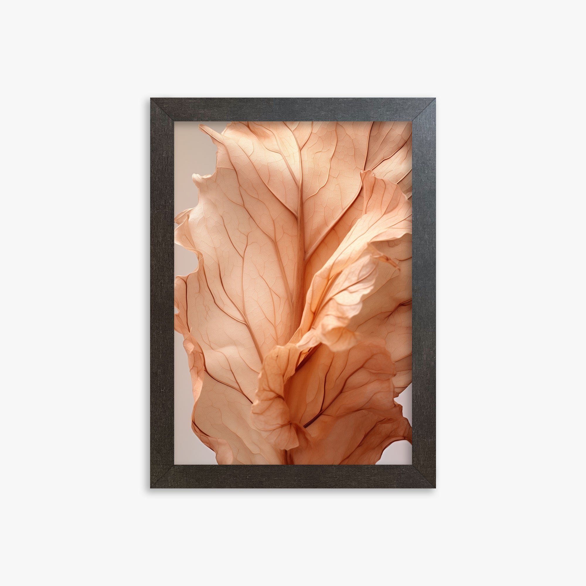 Sunset Petals, 21x30cm Framed Poster With Espresso Frame