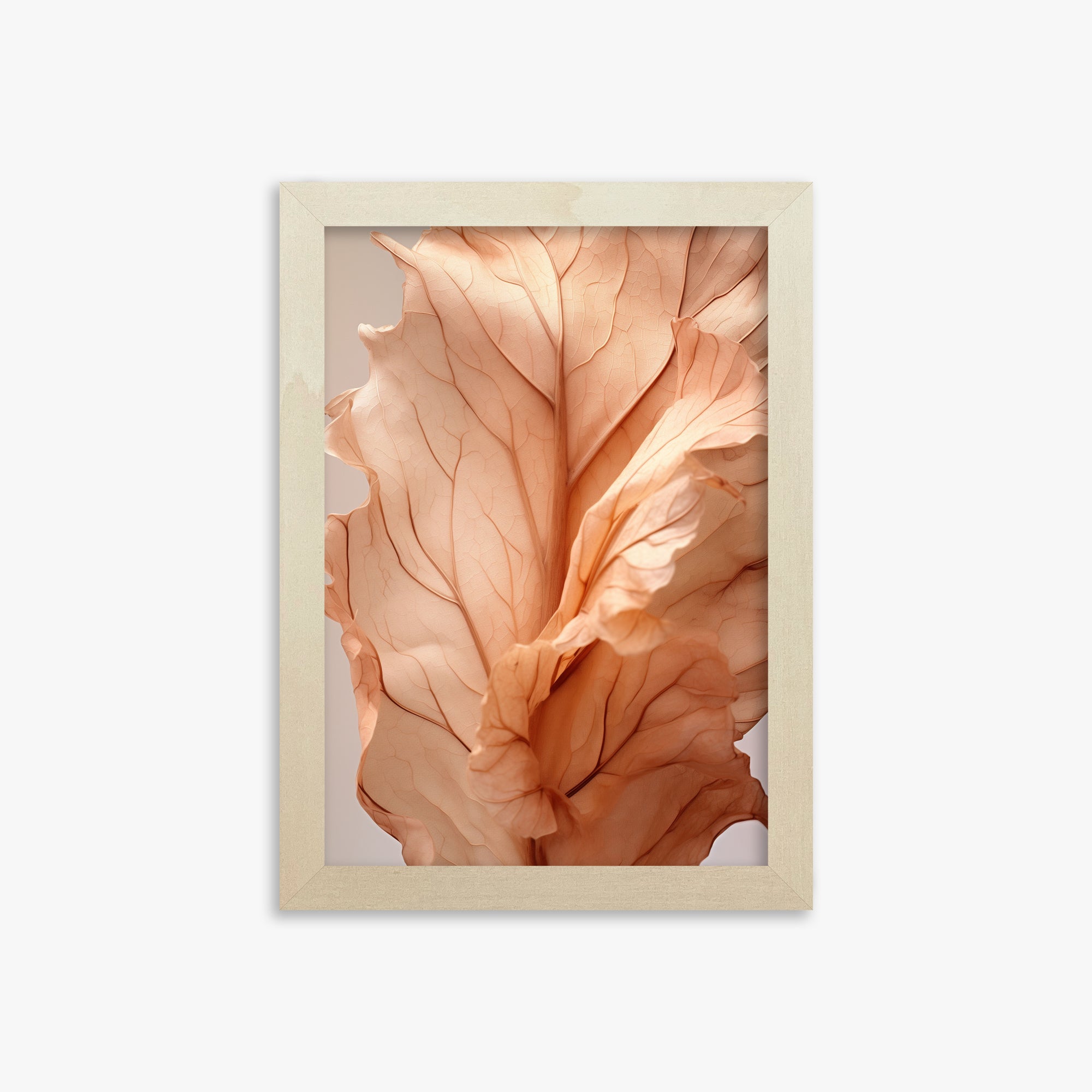 Sunset Petals, 21x30cm Framed Poster With Lime Wood Frame