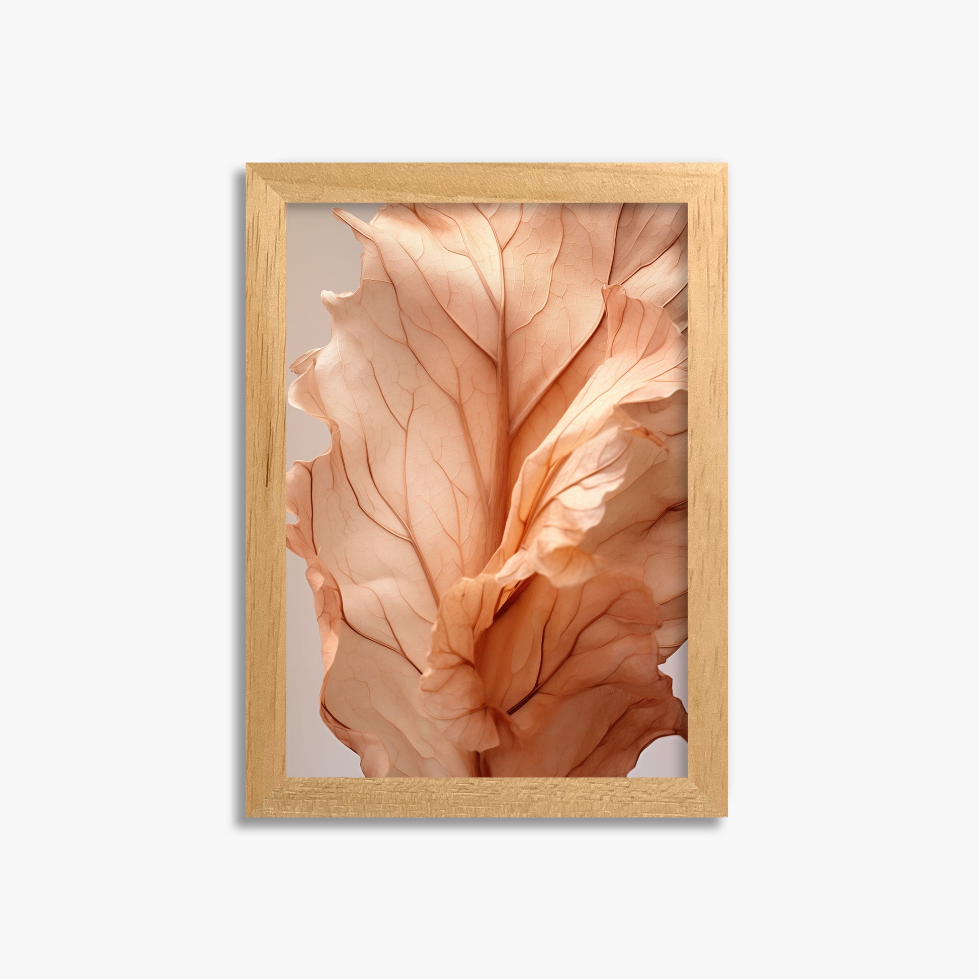 Sunset Petals, 21x30cm Framed Poster With Oak Frame