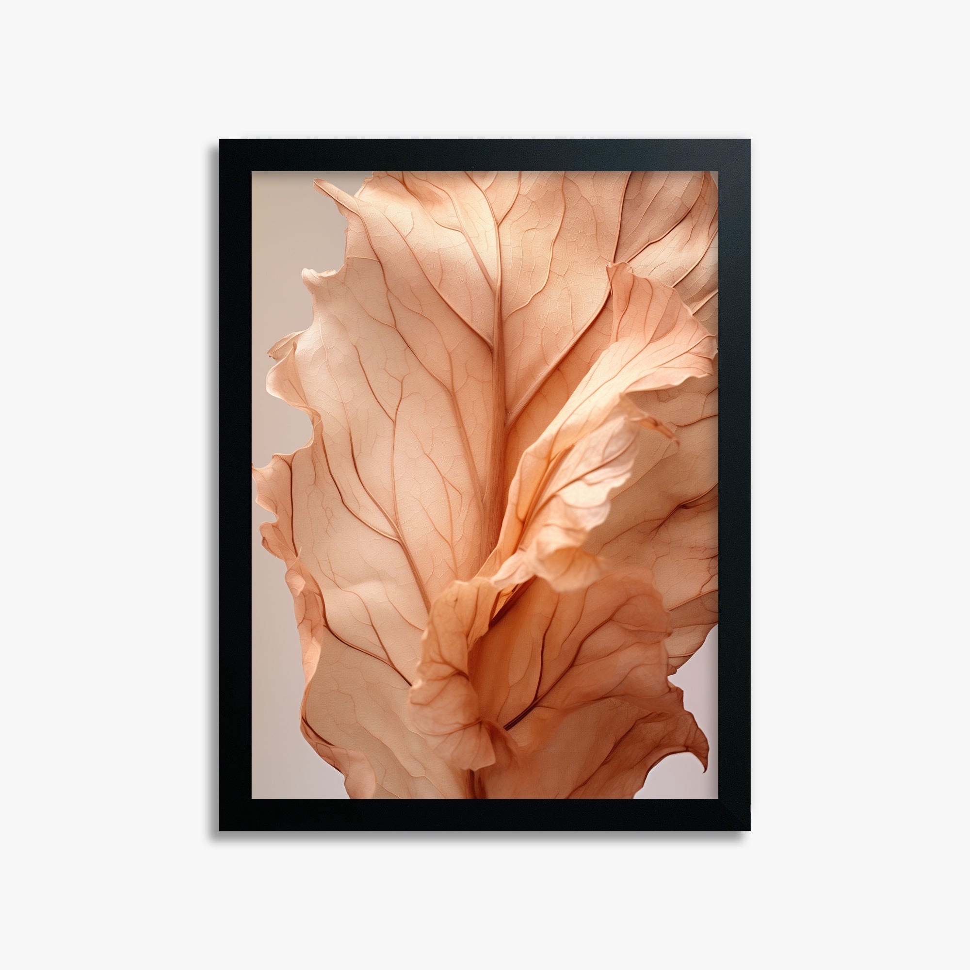 Sunset Petals, 30x40cm Framed Poster With Black Frame