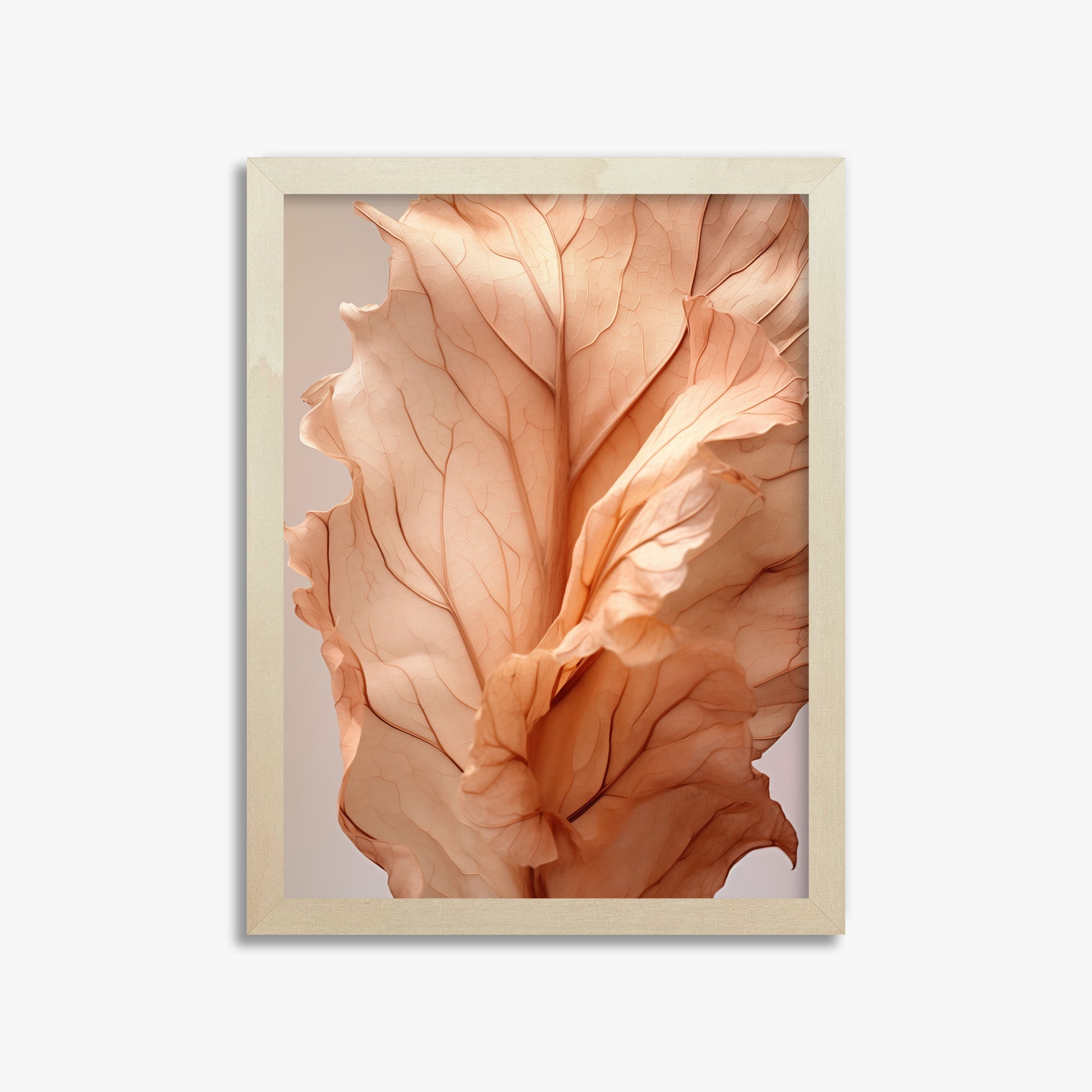 Sunset Petals, 30x40cm Framed Poster With Lime Wood Frame
