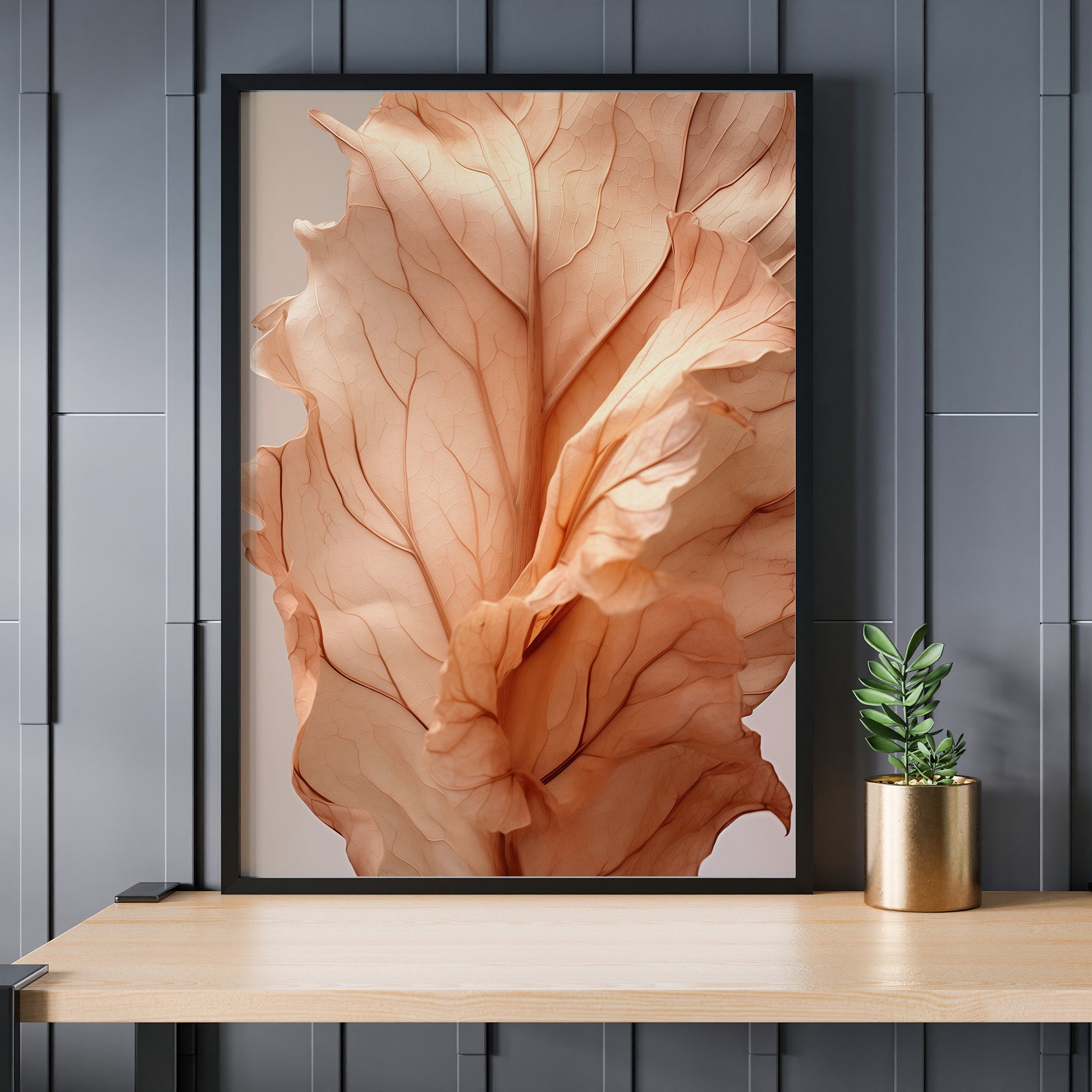 Design Concept No. 24 for Sunset Petals Modern Poster Art