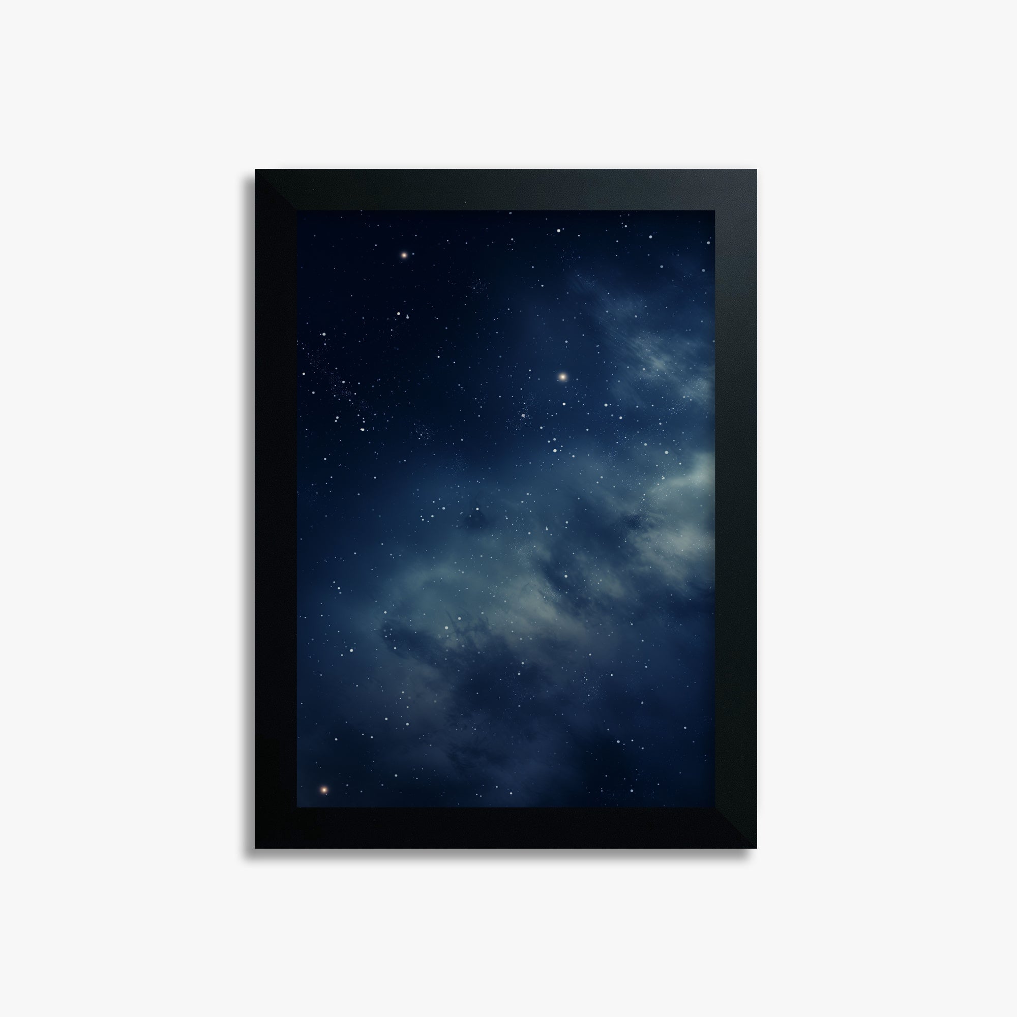 Stellar Veil, 21x30cm Framed Poster With Black Frame