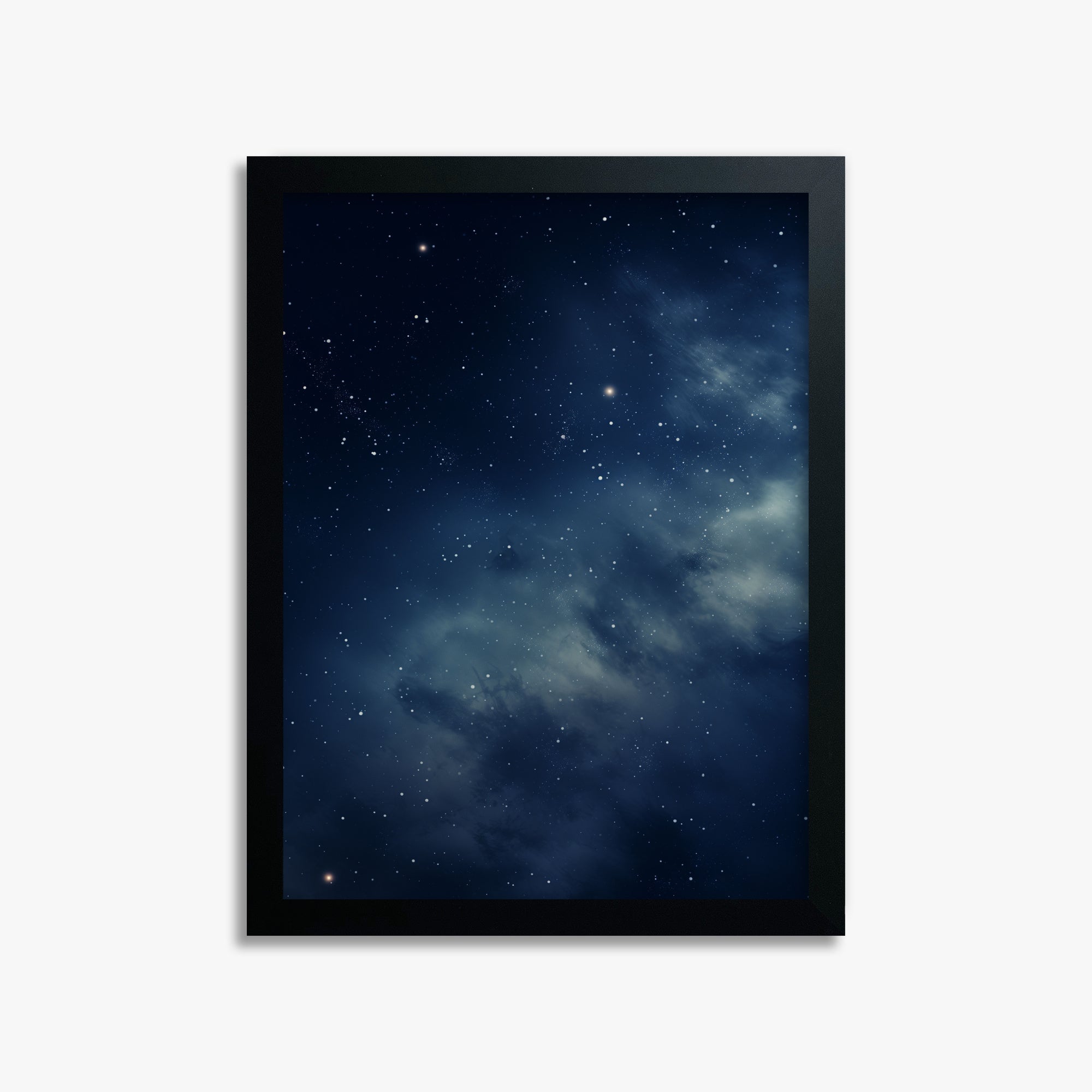 Stellar Veil, 30x40cm Framed Poster With Black Frame
