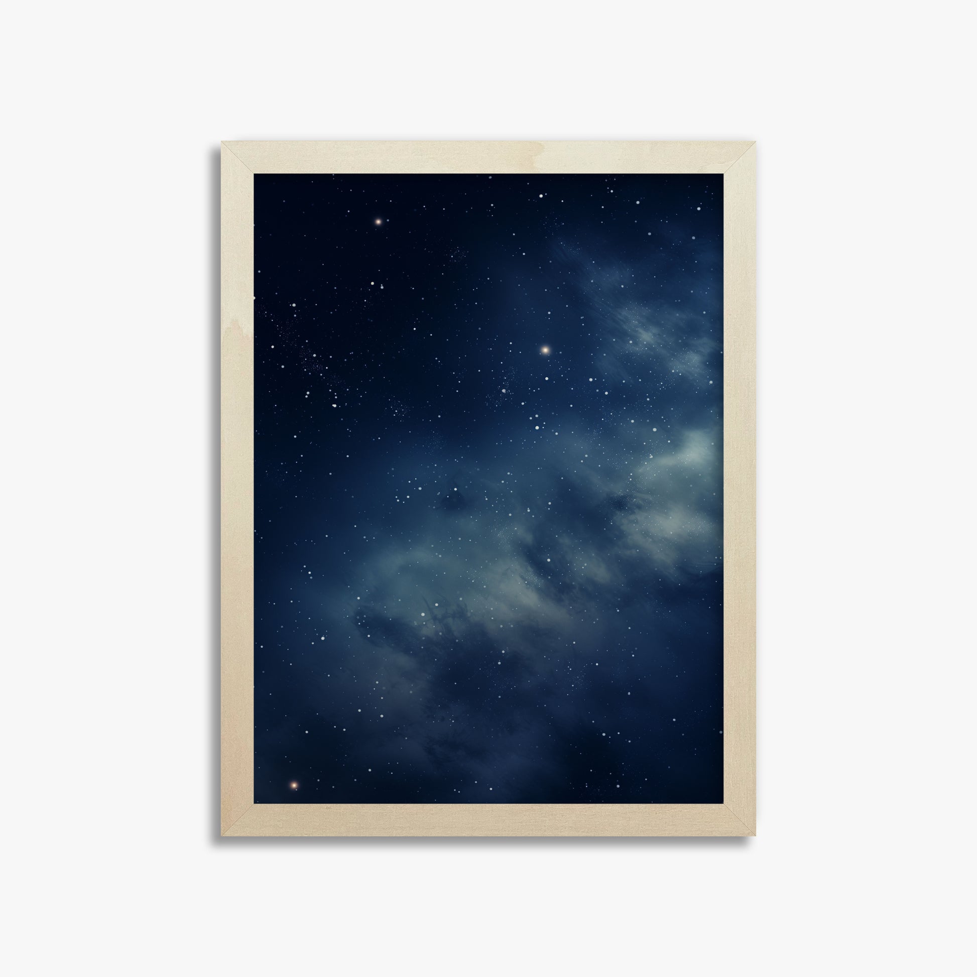 Stellar Veil, 30x40cm Framed Poster With Lime Wood Frame