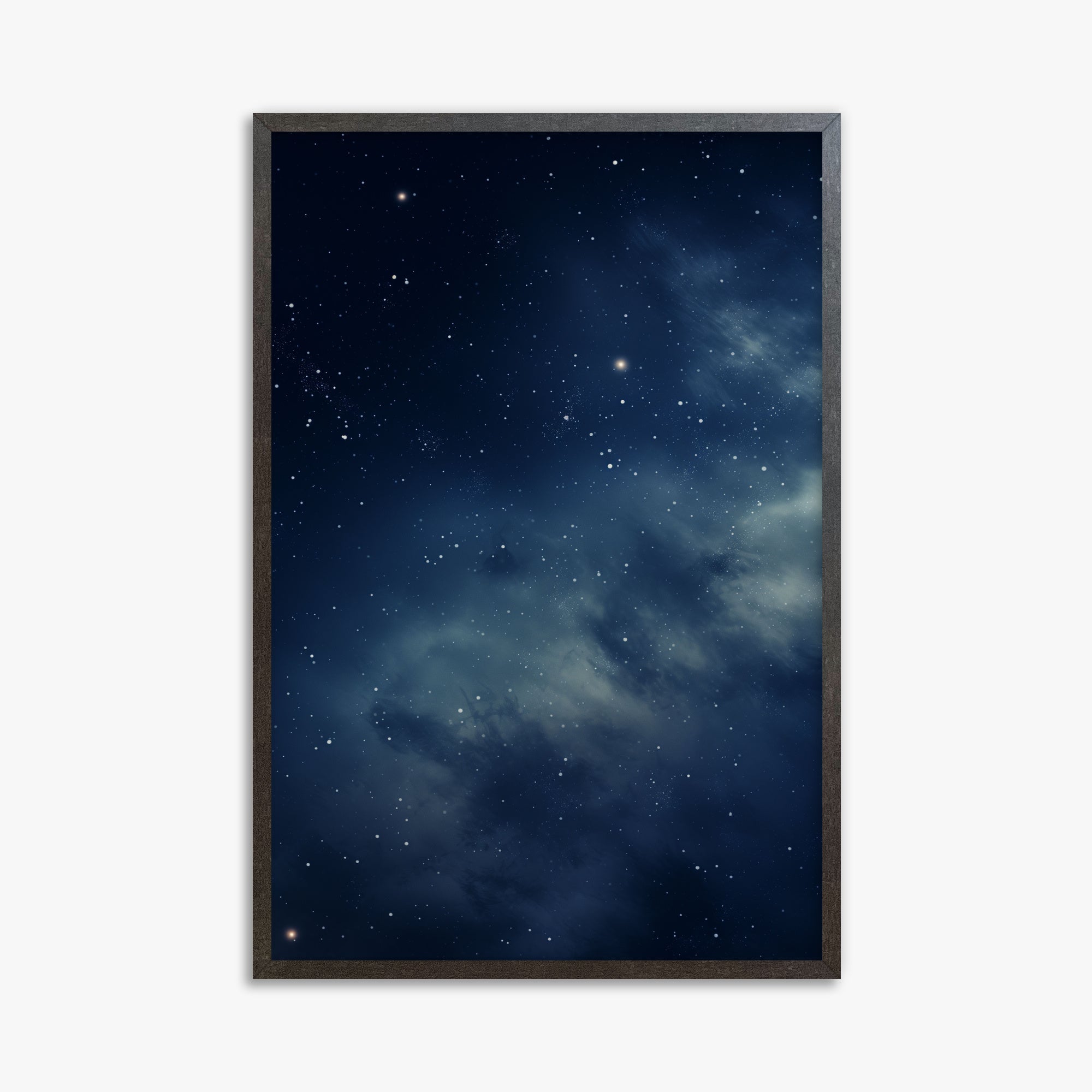 Stellar Veil, 61x91cm Framed Poster With Espresso Frame