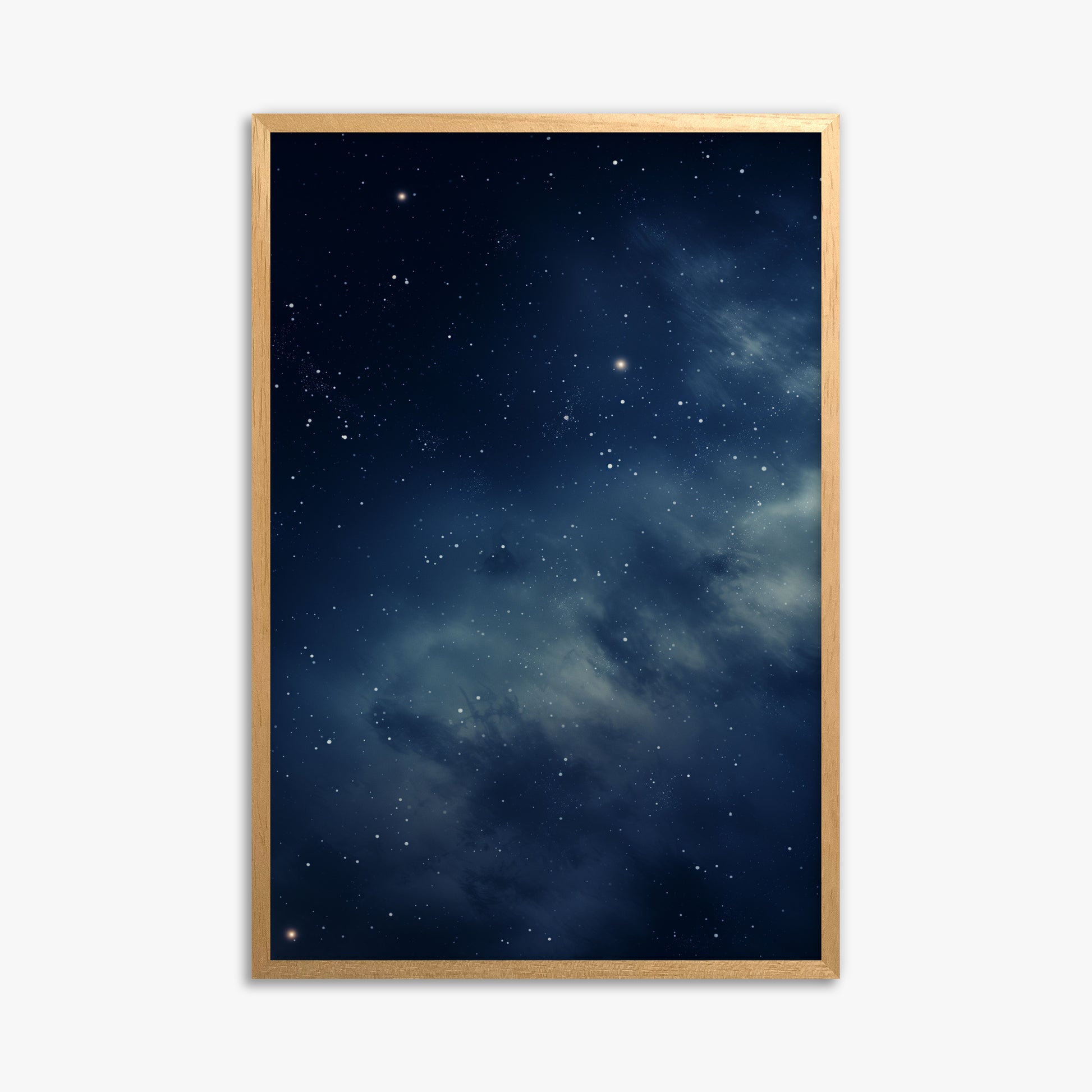 Stellar Veil, 61x91cm Framed Poster With Oak Frame
