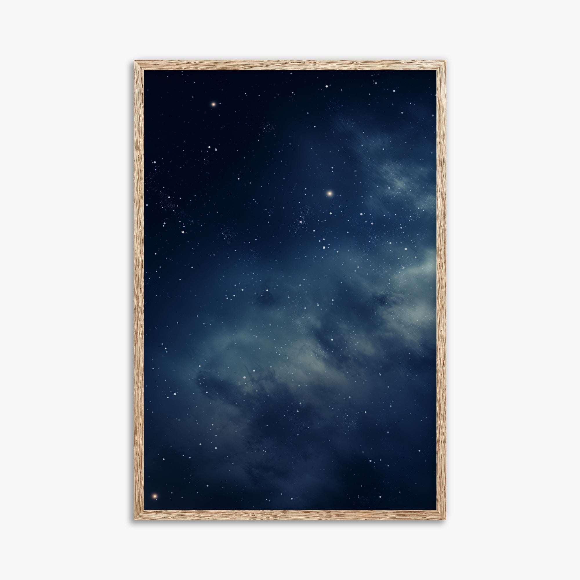 Stellar Veil, 61x91cm Framed Poster With Raw Oak Frame