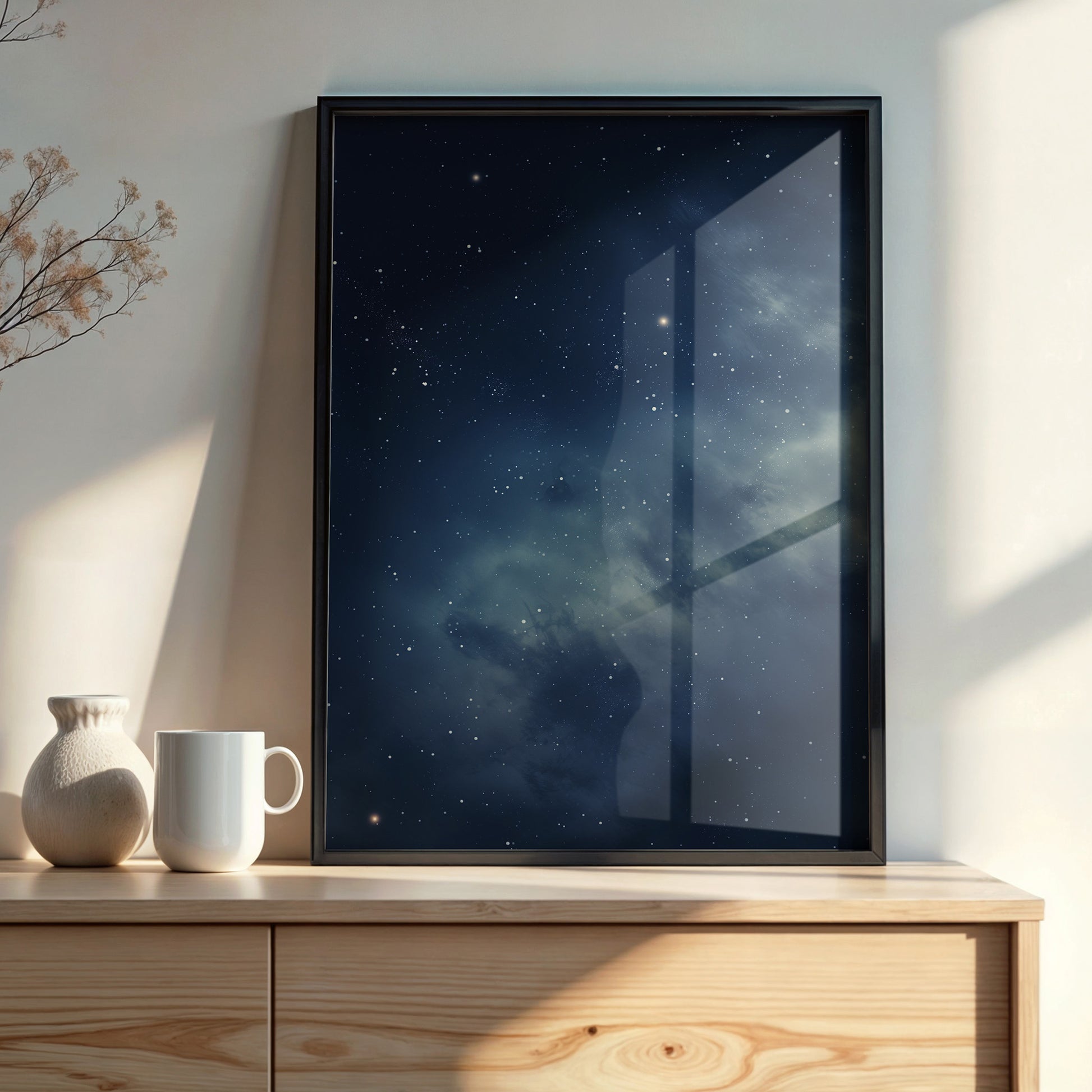 Design Concept No. 22 for Stellar Veil Modern Poster Art