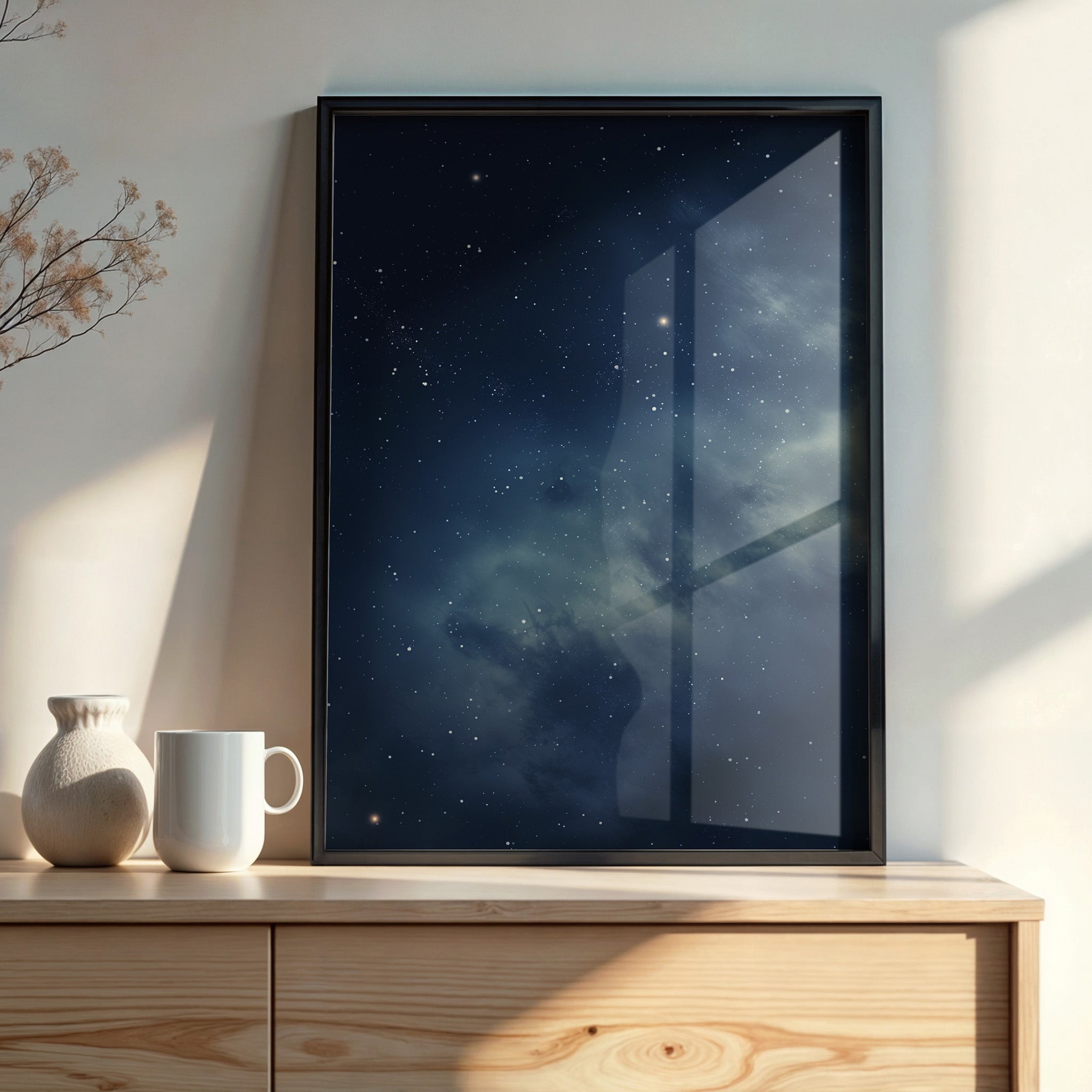 Design Concept No. 22 for Stellar Veil Modern Poster Art