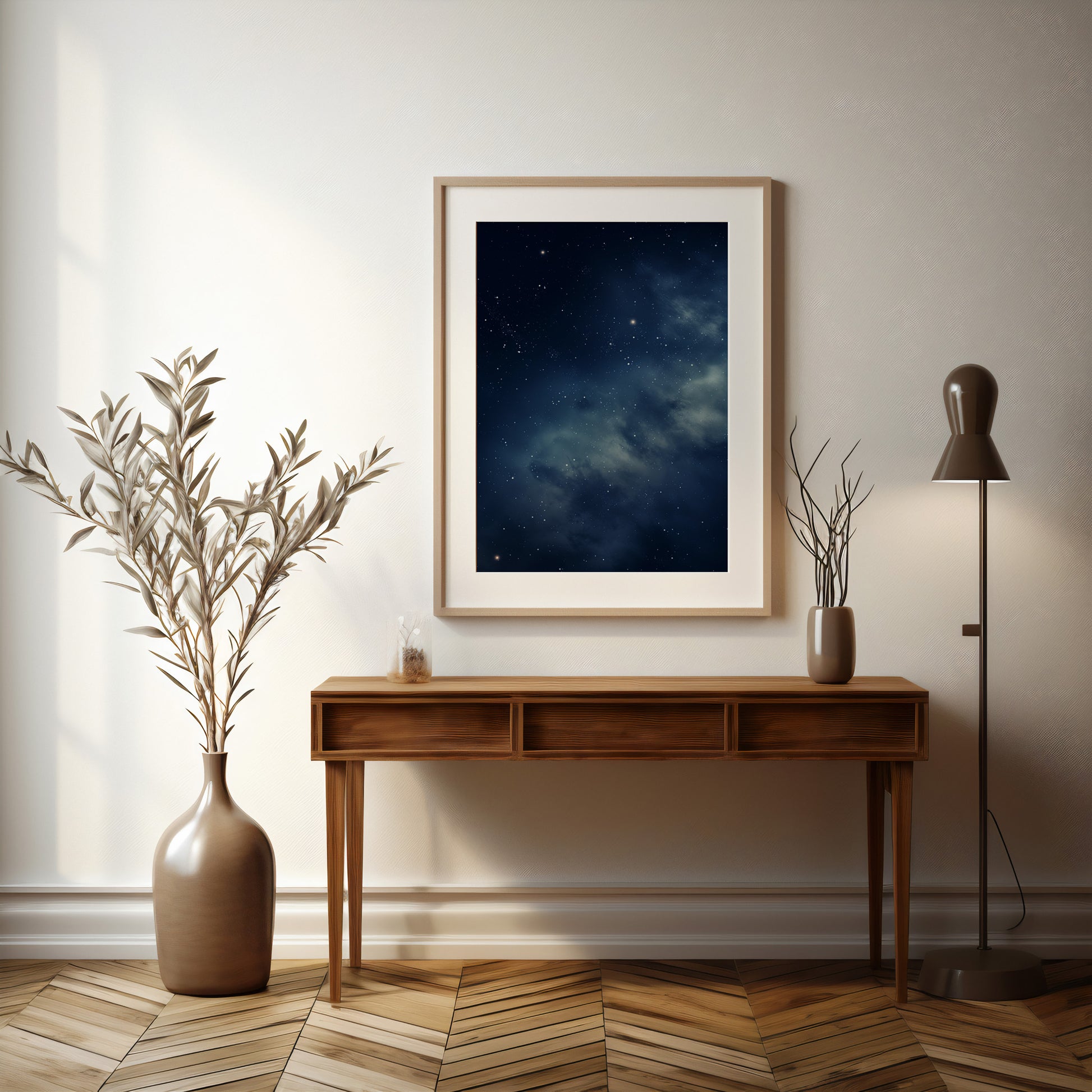 Design Concept No. 37 for Stellar Veil Modern Poster Art