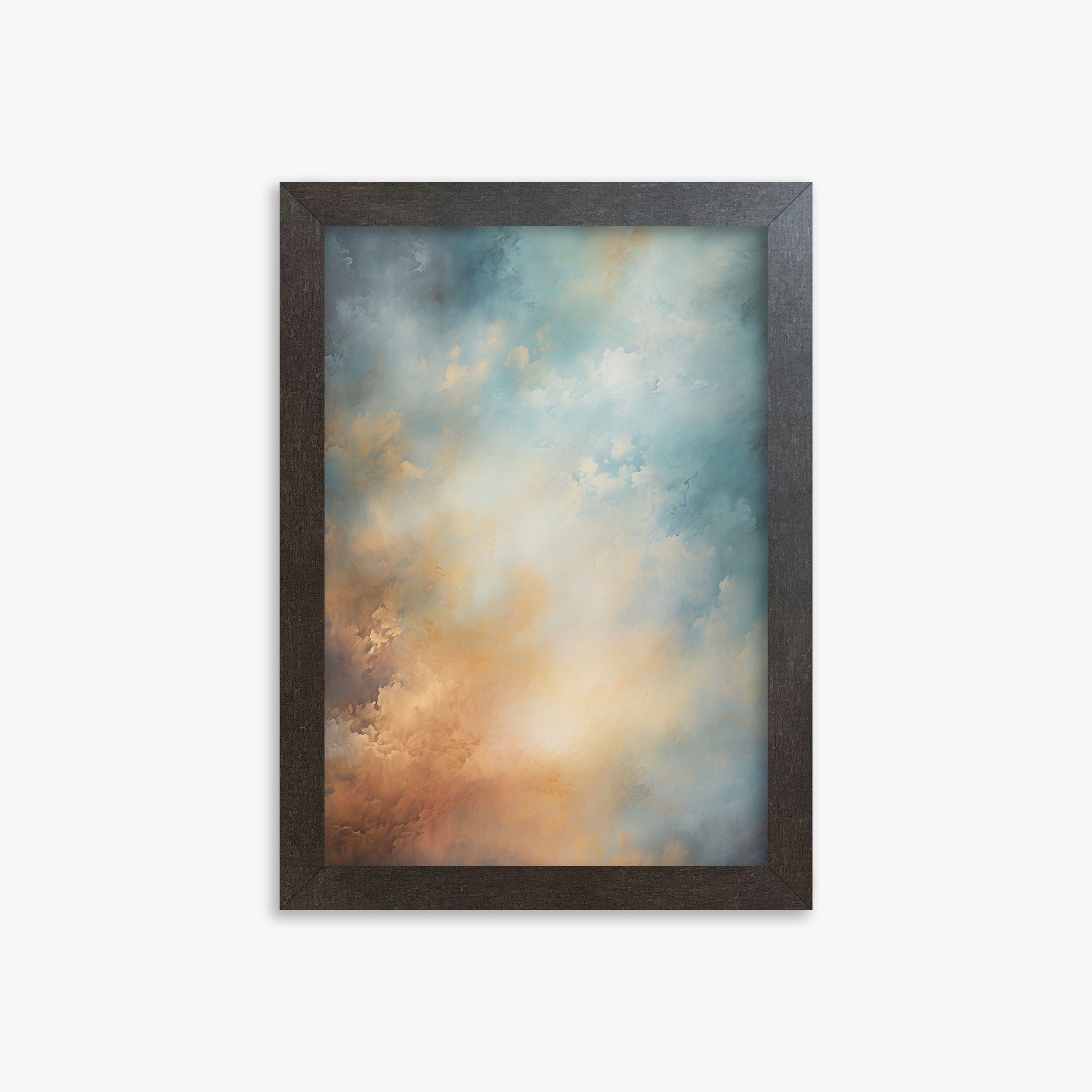 Aurora Clouds, 21x30cm Framed Poster With Espresso Frame