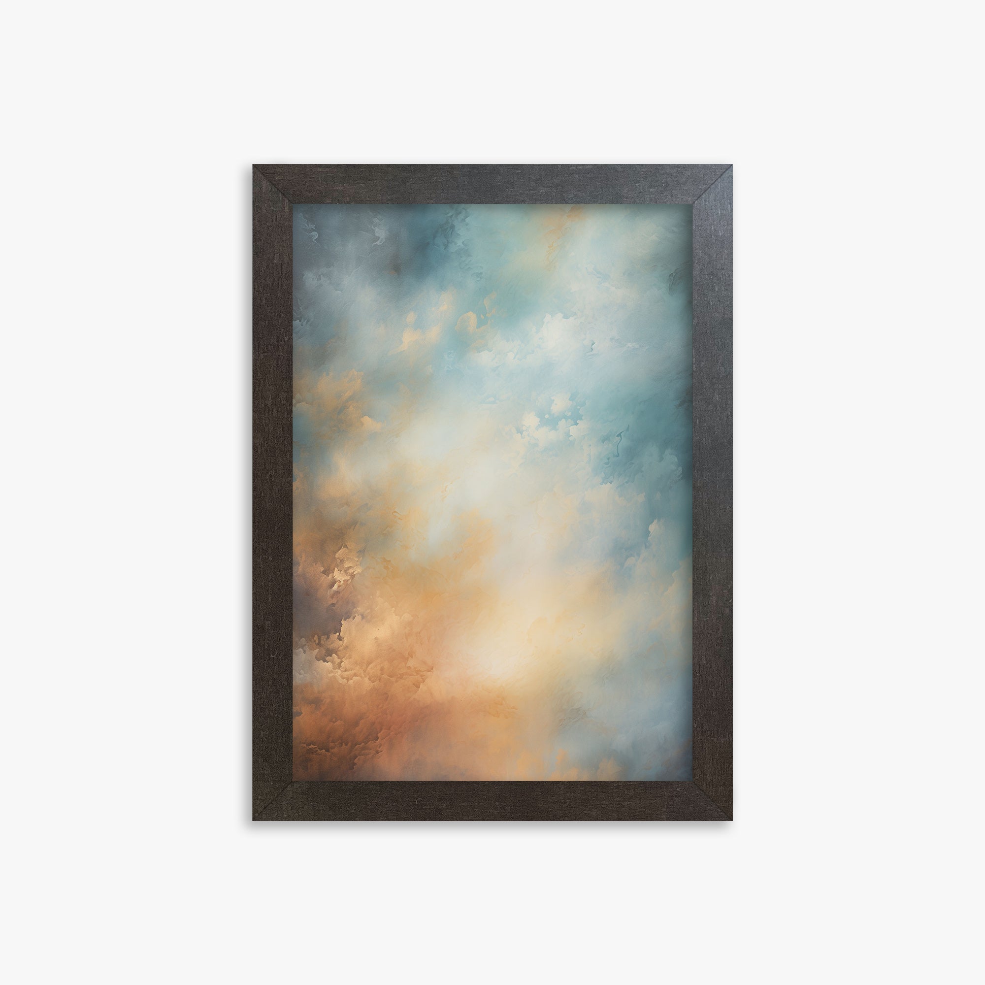Aurora Clouds, 21x30cm Framed Poster With Espresso Frame