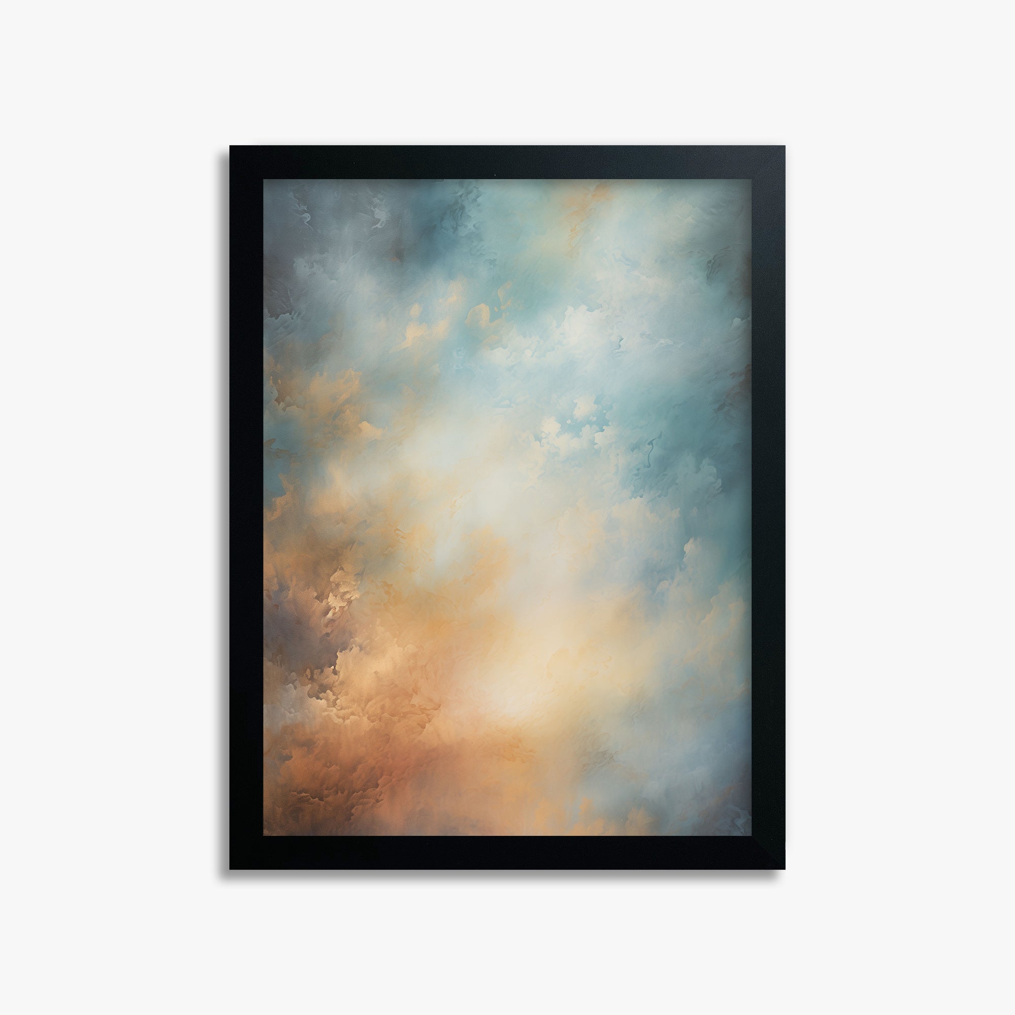Aurora Clouds, 30x40cm Framed Poster With Black Frame
