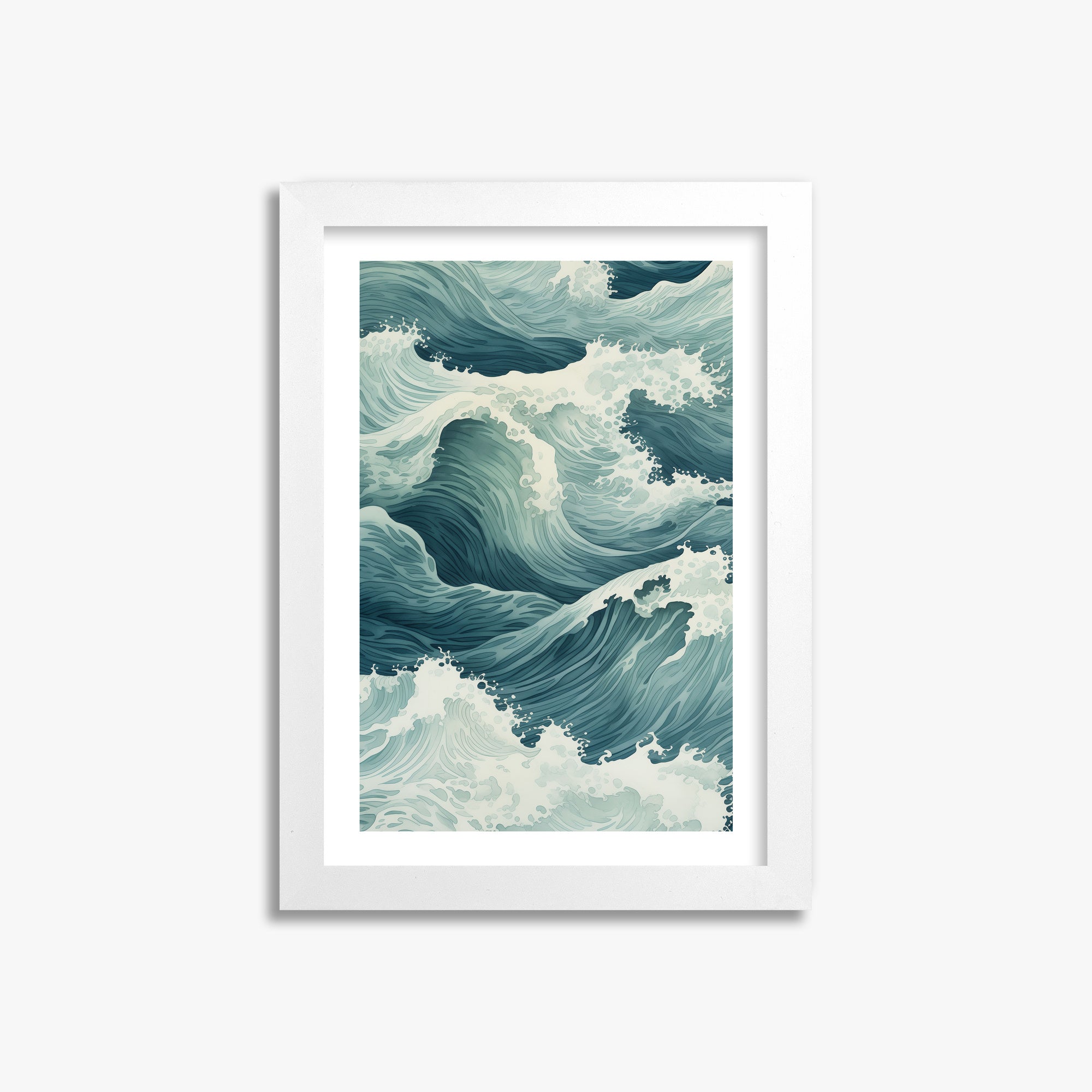 Tidal Symphony, 21x30cm Whitek Framed Art Reproduction