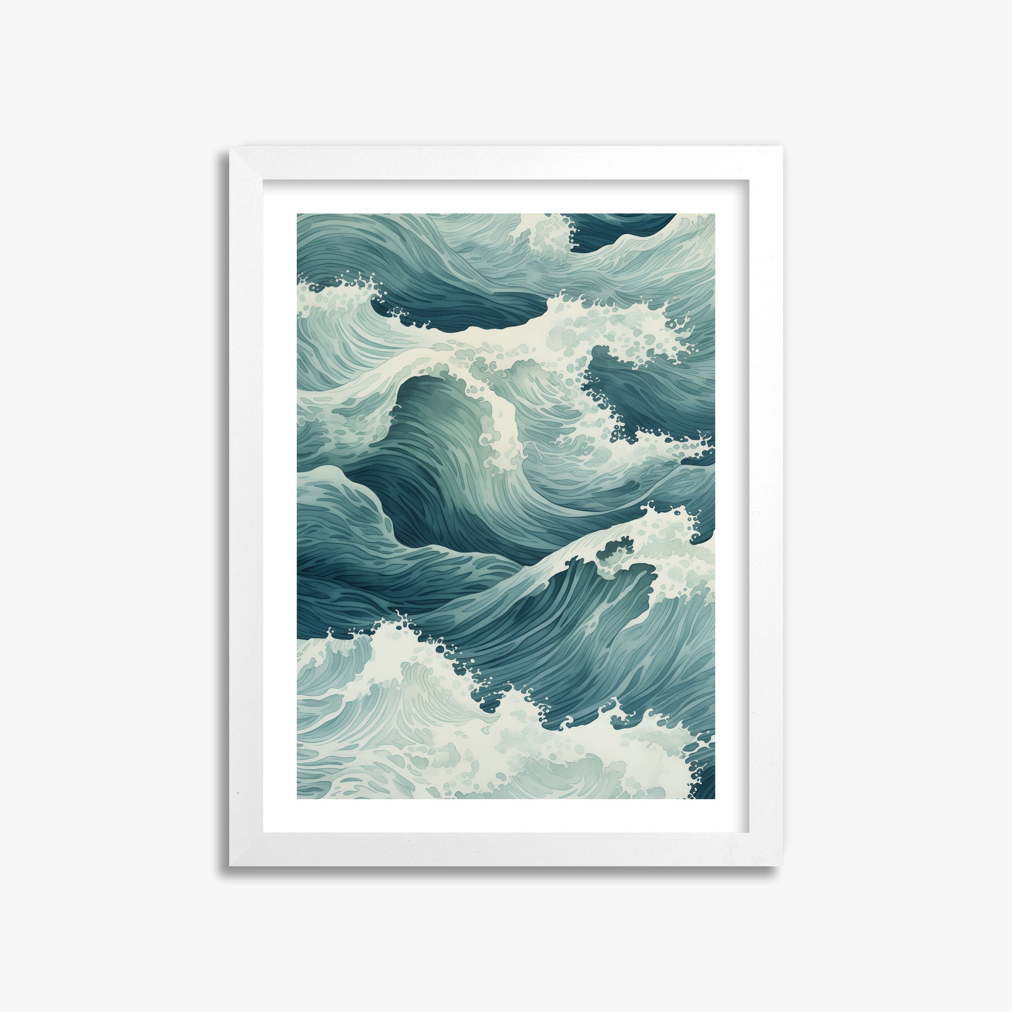 Tidal Symphony, 30x40cm Whitek Framed Art Reproduction