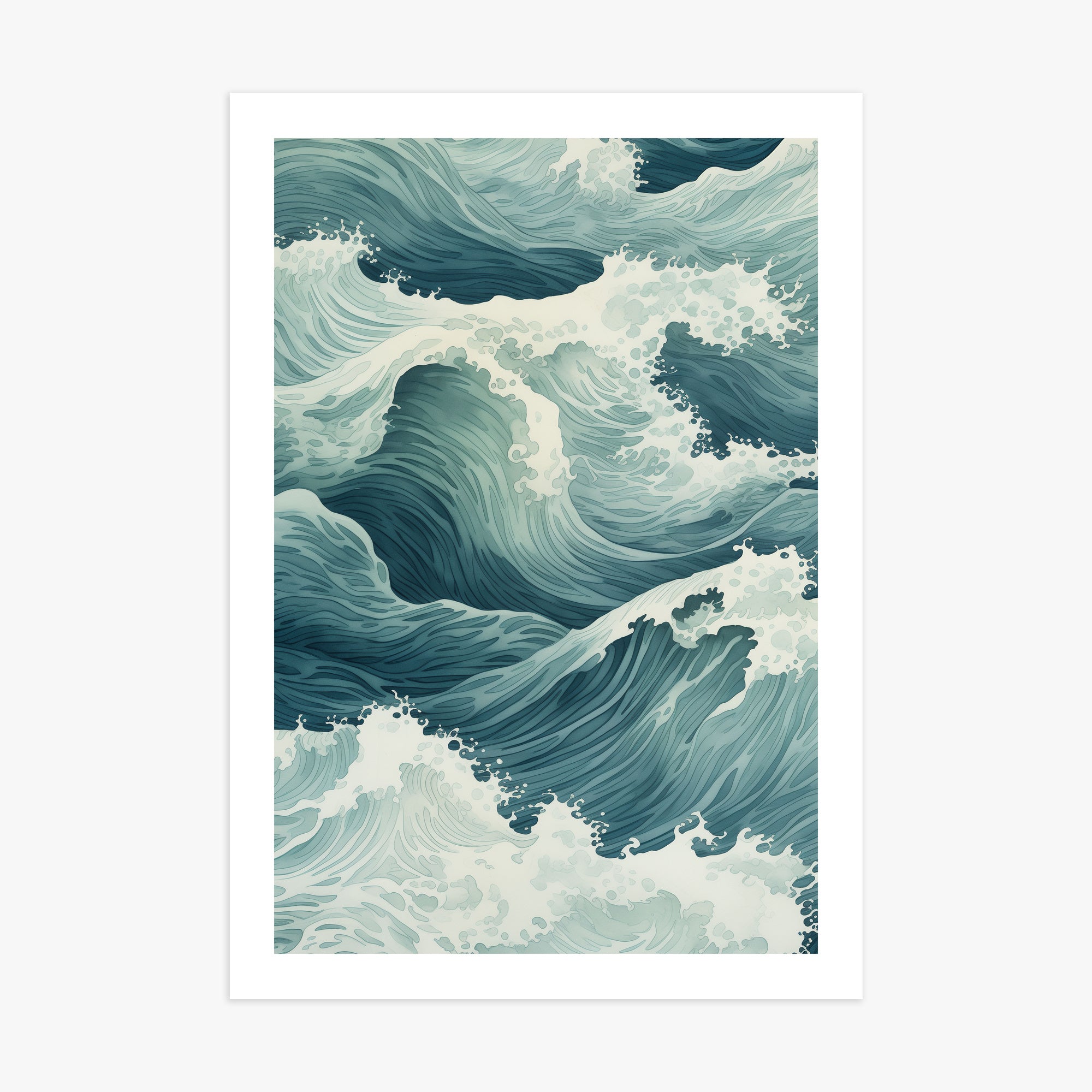 Tidal Symphony, 70x100cm Printed Poster