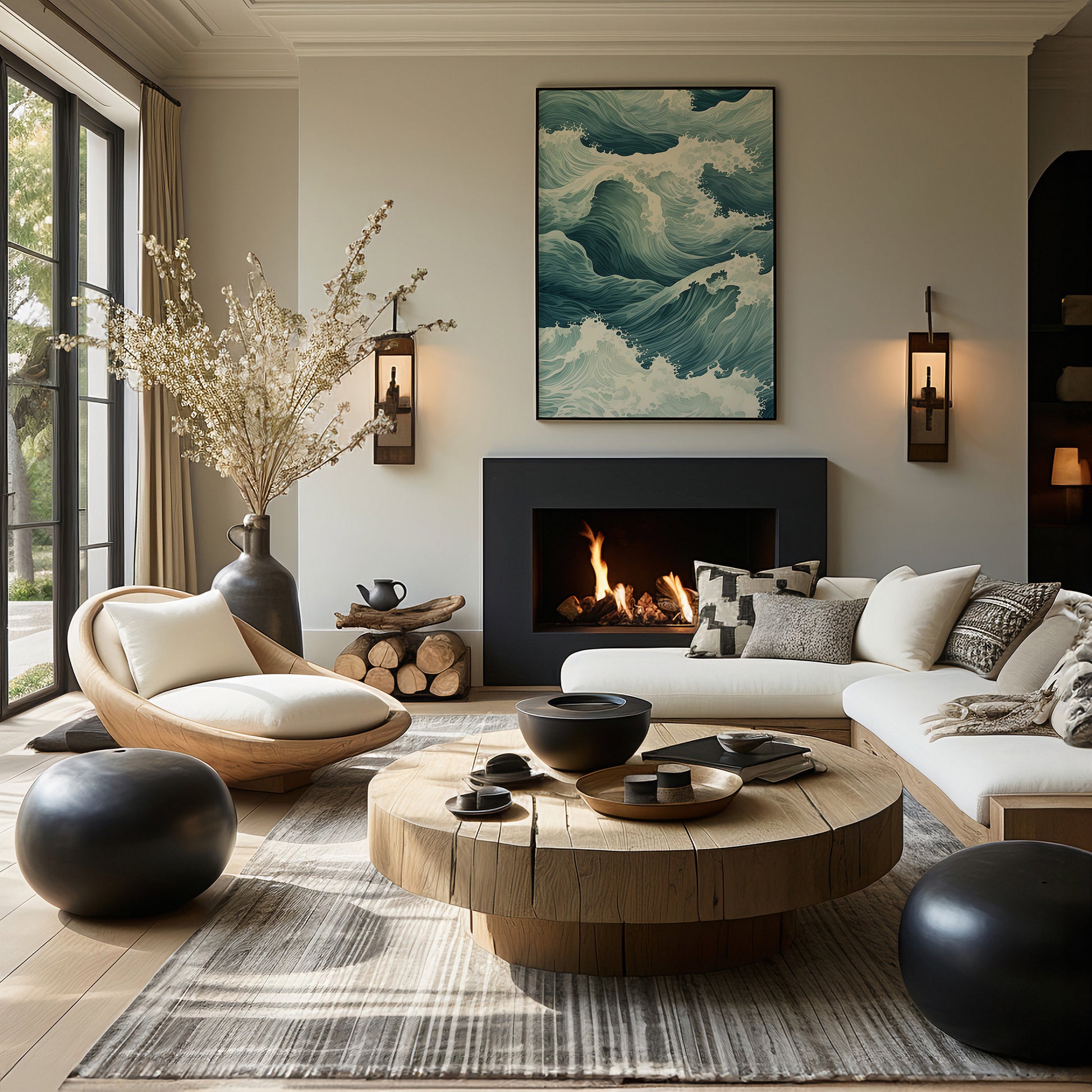 Design Concept No. 39 for Tidal Symphony Modern Poster Art