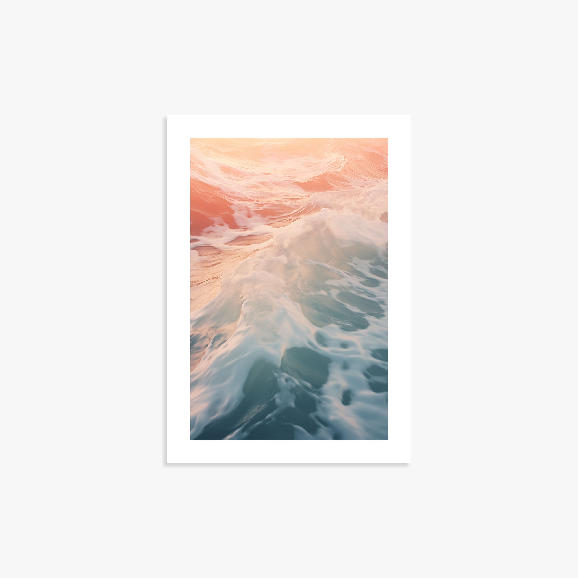 Sunset Tide Whisper, 21x30cm Printed Poster